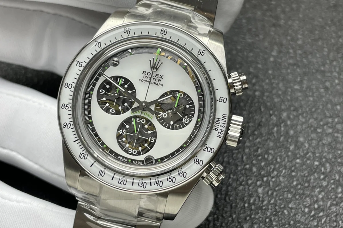 Daytona 116508 Neon Artisans de Genève Unveils White Dial in Steel