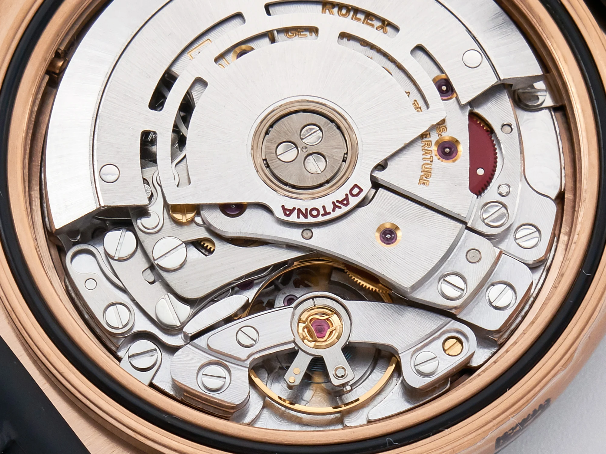 Daytona 116515 Clean 1:1 Best Edition 904L Steel RG White Dial on Oysterflex Strap SA4130