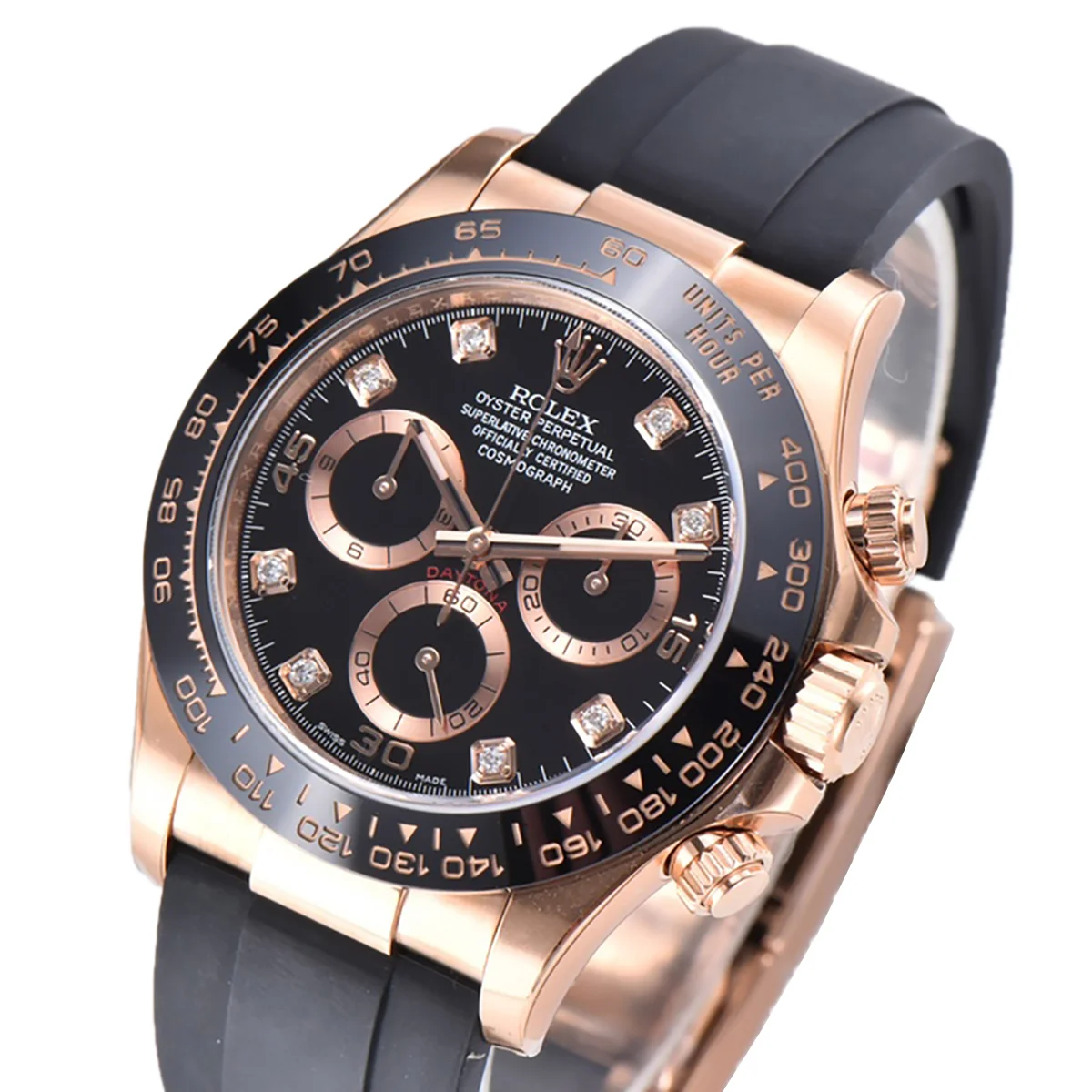 Daytona 116515LN Black Dial in Everose Gold