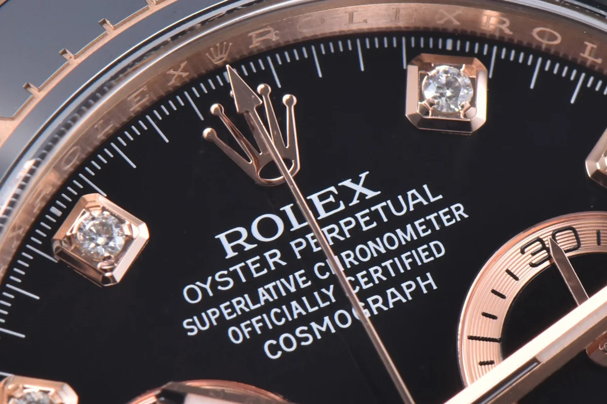 Daytona 116515LN Black Dial in Everose Gold