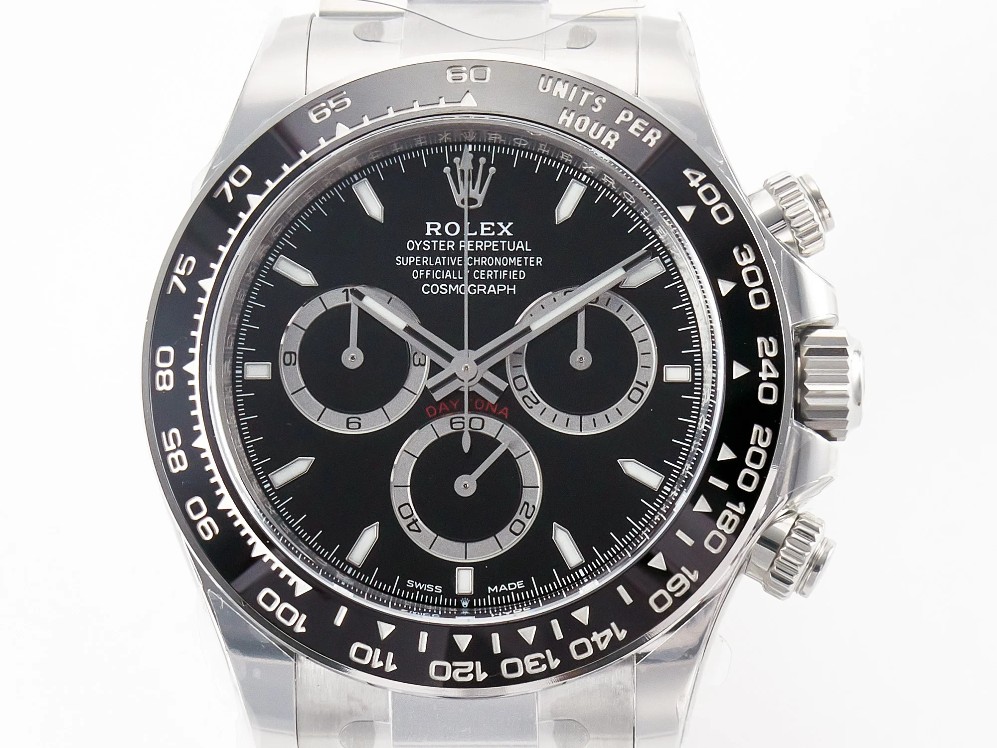 Daytona 126500 Clean 1:1 Best Edition 904L SS Case and Bracelet Black Dial SH4131