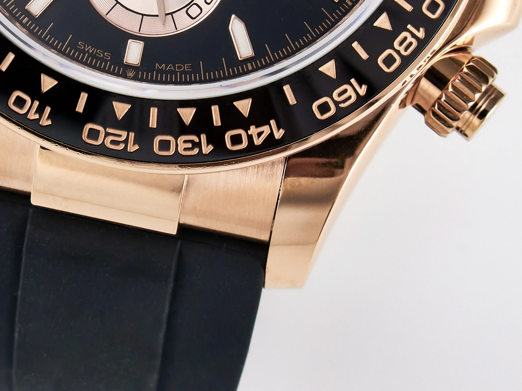 Daytona 126515 QF 1:1 Best Edition Black/RG Dial on Oysterflex Strap SH4131 V6 (Gain Weight)