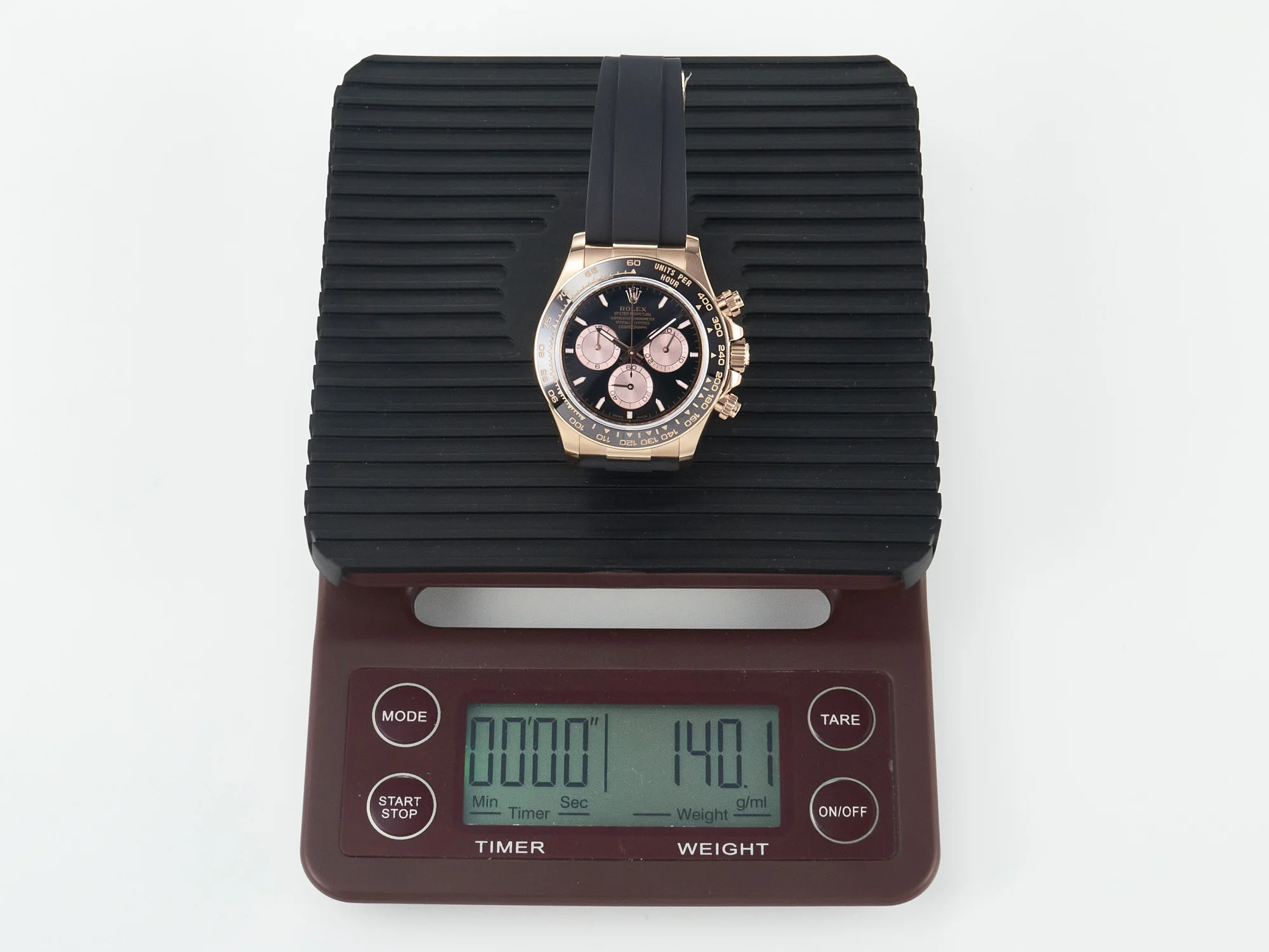 Daytona 126515 QF 1:1 Best Edition Black/RG Dial on Oysterflex Strap SH4131 V6 (Gain Weight)