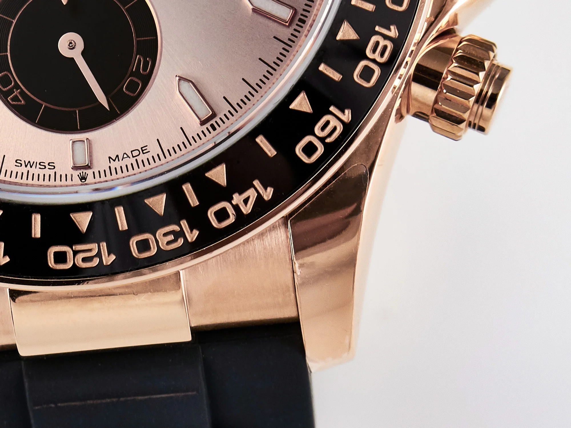Daytona 126515 QF 1:1 Best Edition RG/Black Dial on Oysterflex Strap SH4131 V6(Gain Weight)