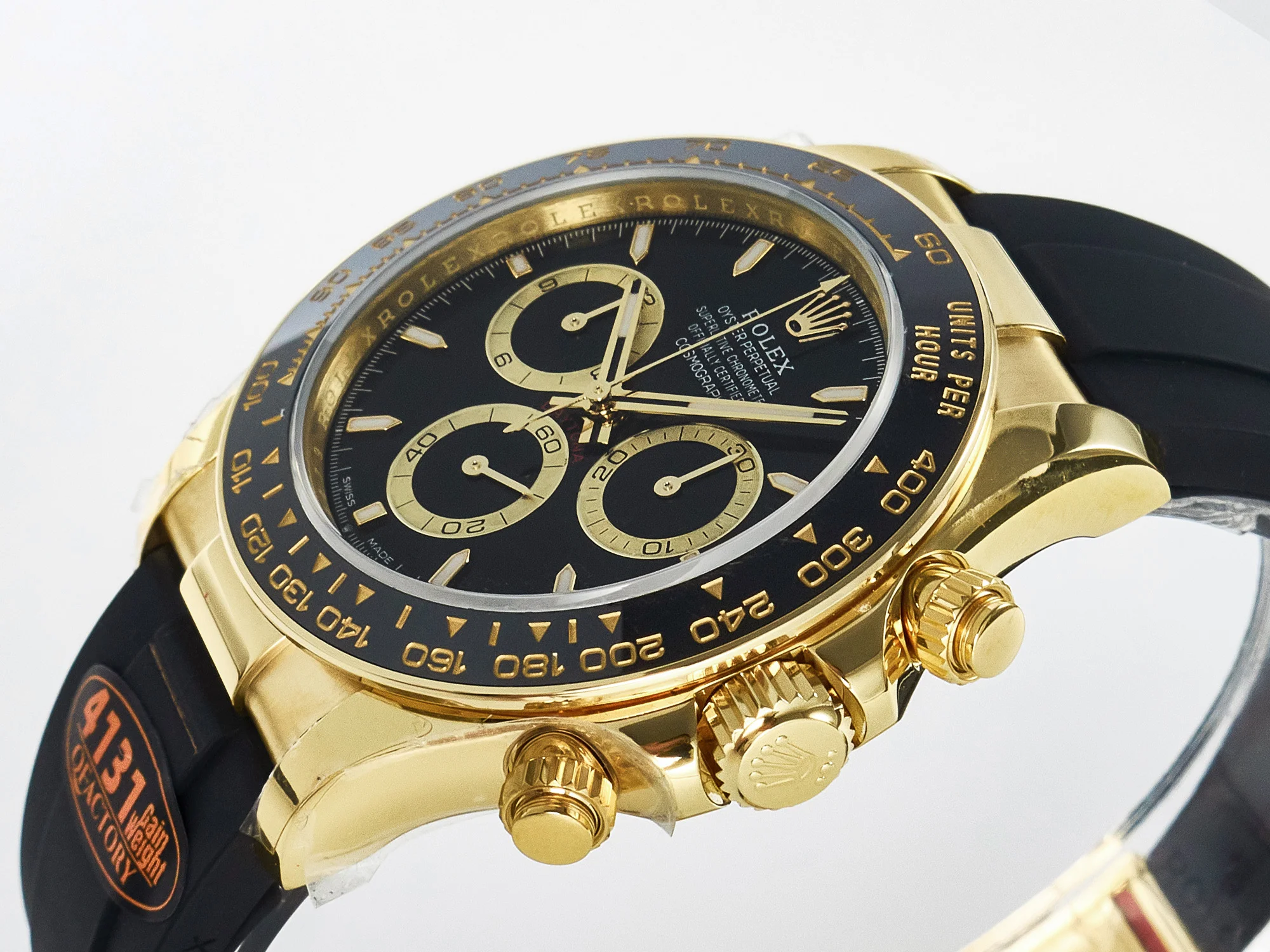 Daytona 126518 QF 1:1 Best Edition Black Dial on Oysterflex Strap SH4131 V6(Gain Weight)