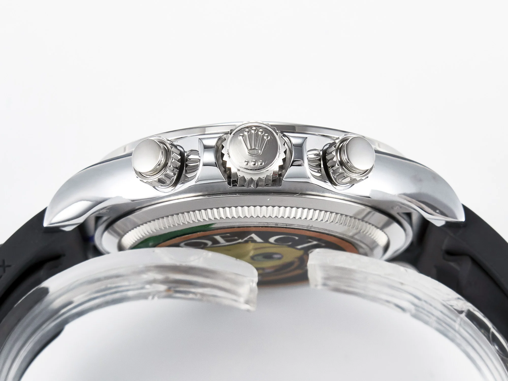 Daytona 126519 QF 1:1 Best Edition Black/Silver Diamonds Dial on Oysterflex Strap SH4131 V6(Gain Weight)