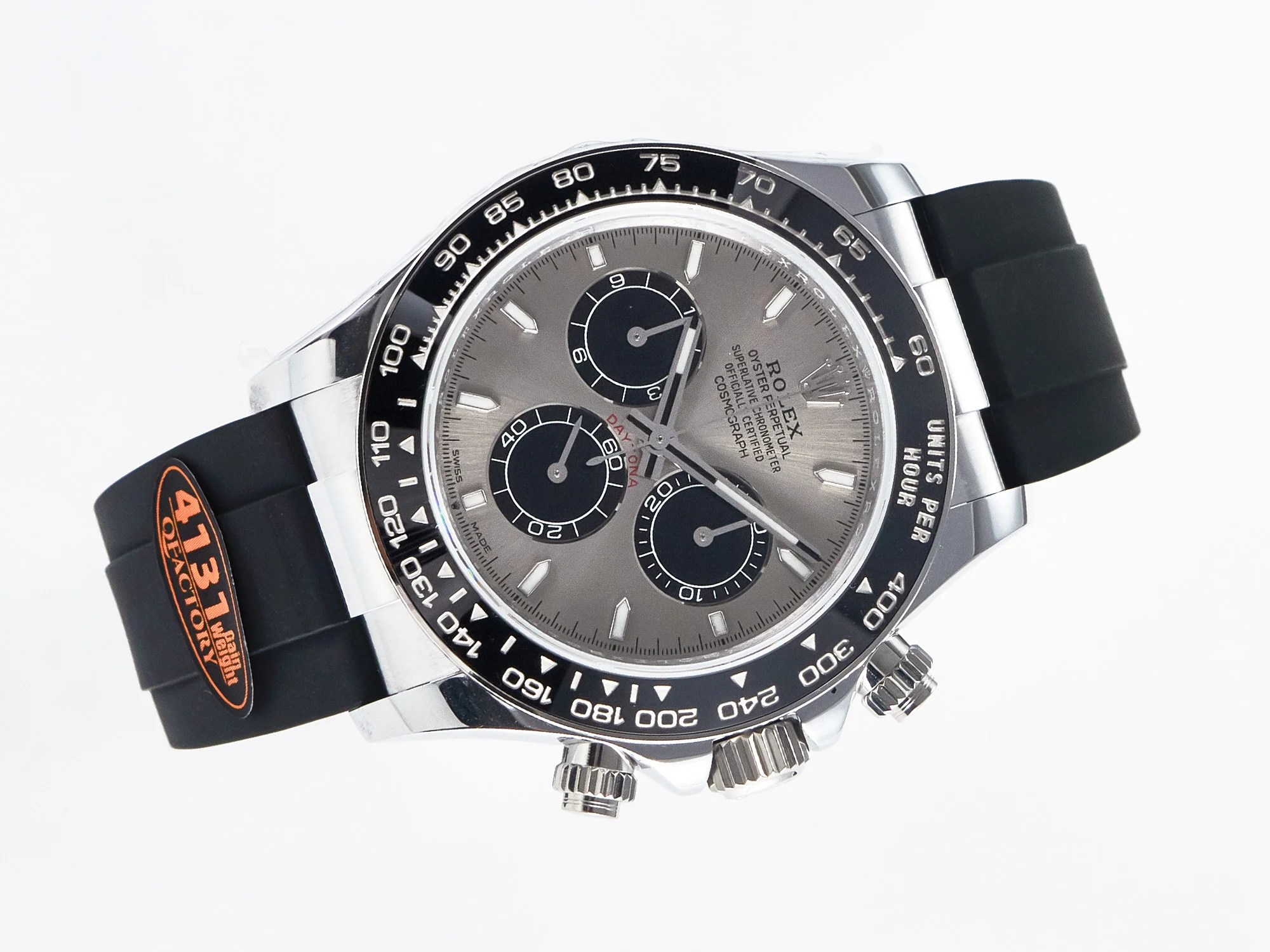 Daytona 126519 QF 1:1 Best Edition Gray/Black Dial on Oysterflex Strap SH4131 V6(Gain Weight)