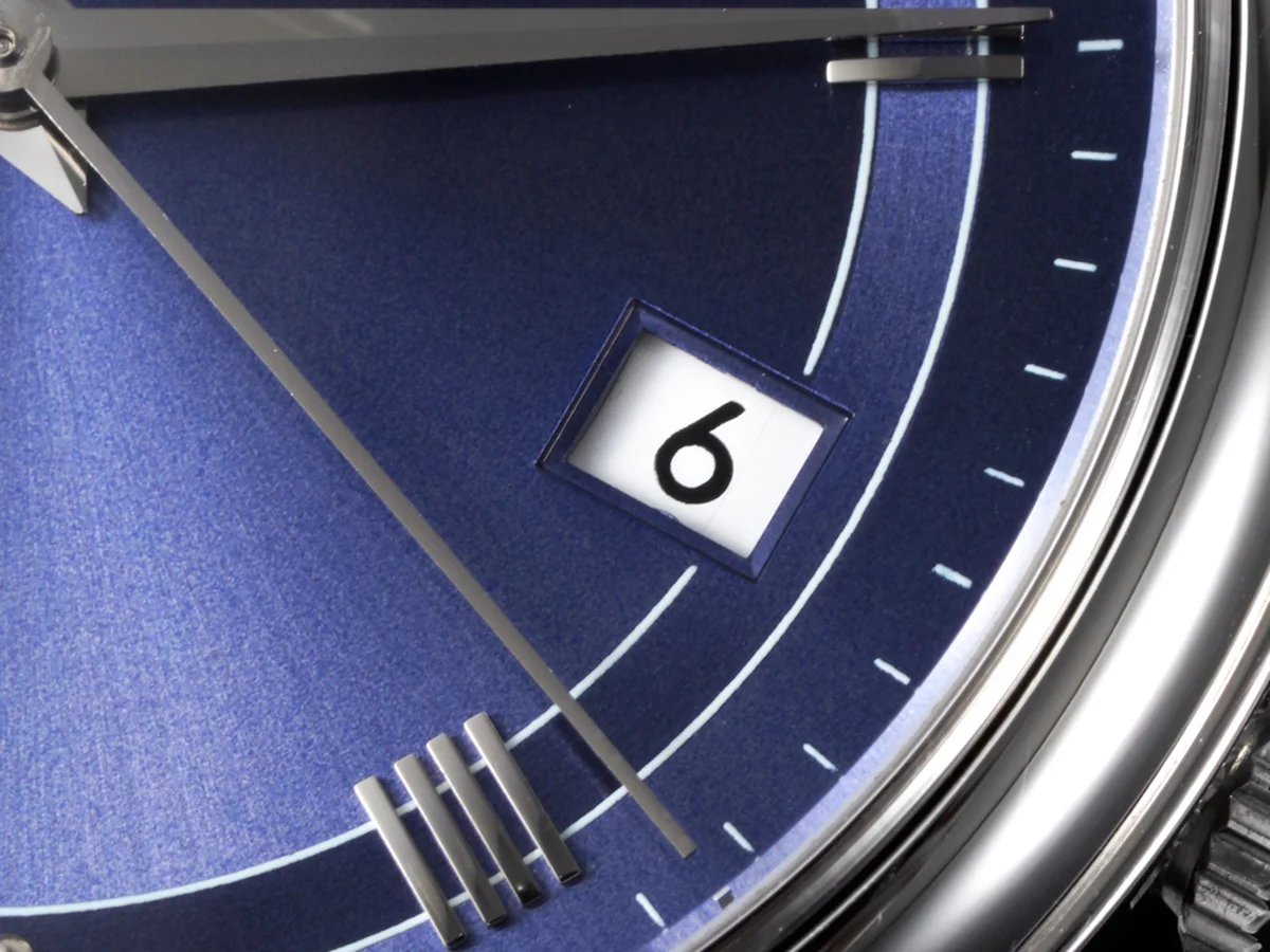 De Ville Co-Axial Chronometer 36.8mm Light Blue Dial in Steel on Bracelet