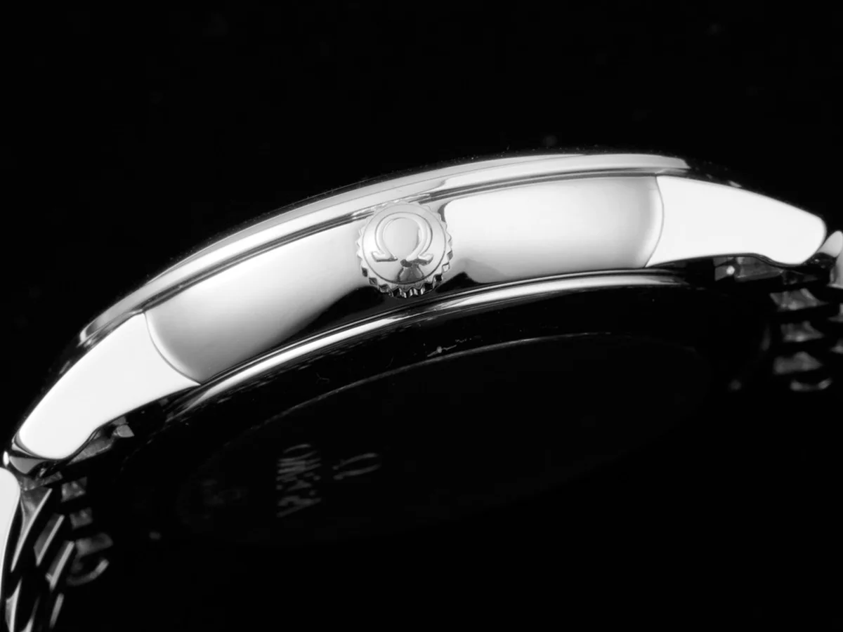 De Ville Co-Axial Chronometer 36.8mm Light Blue Dial in Steel on Bracelet
