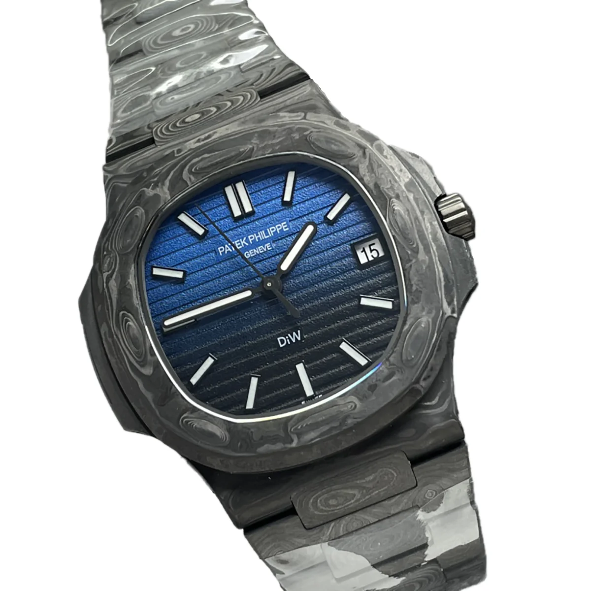 DiW Carbon Nautilus 5711/1A “G Blue Black Grail”