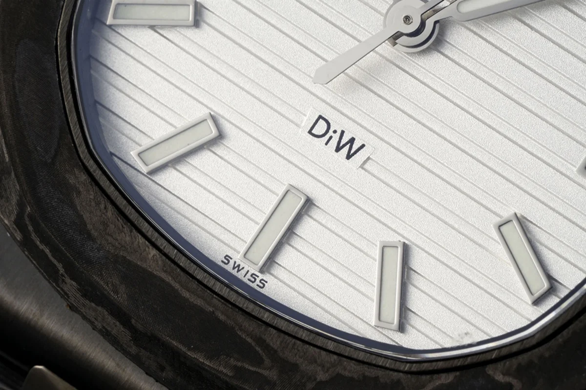 DiW Carbon Nautilus 5711 “Black Grail” White Dial