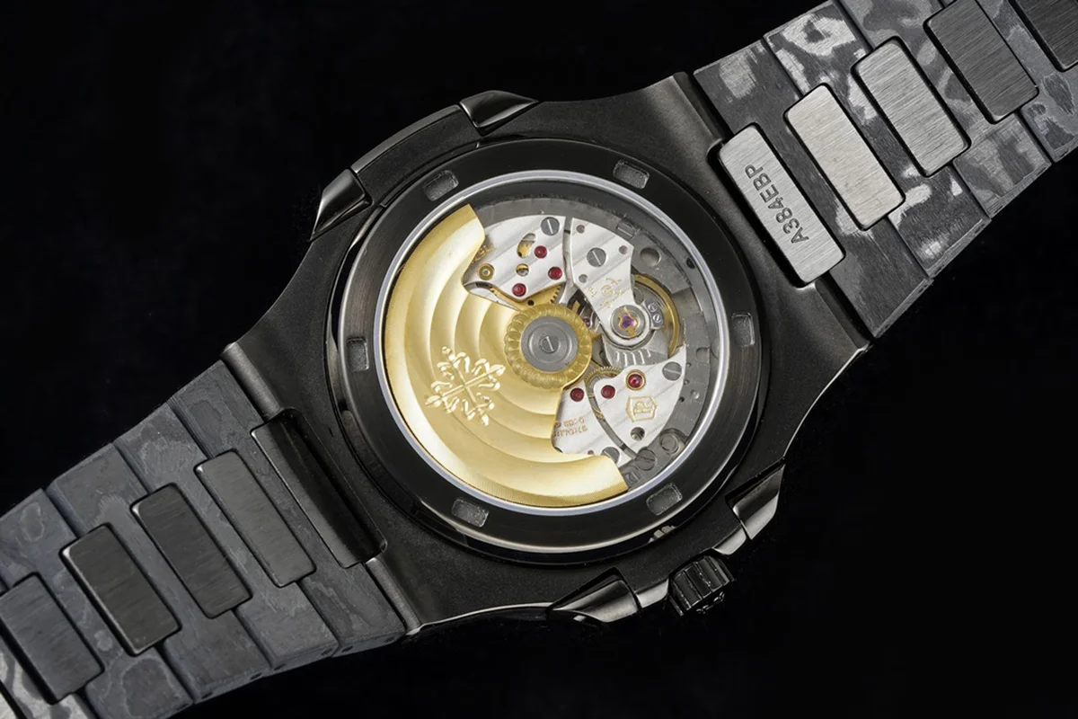 DiW Carbon Nautilus 5711 “Black Grail” White Dial