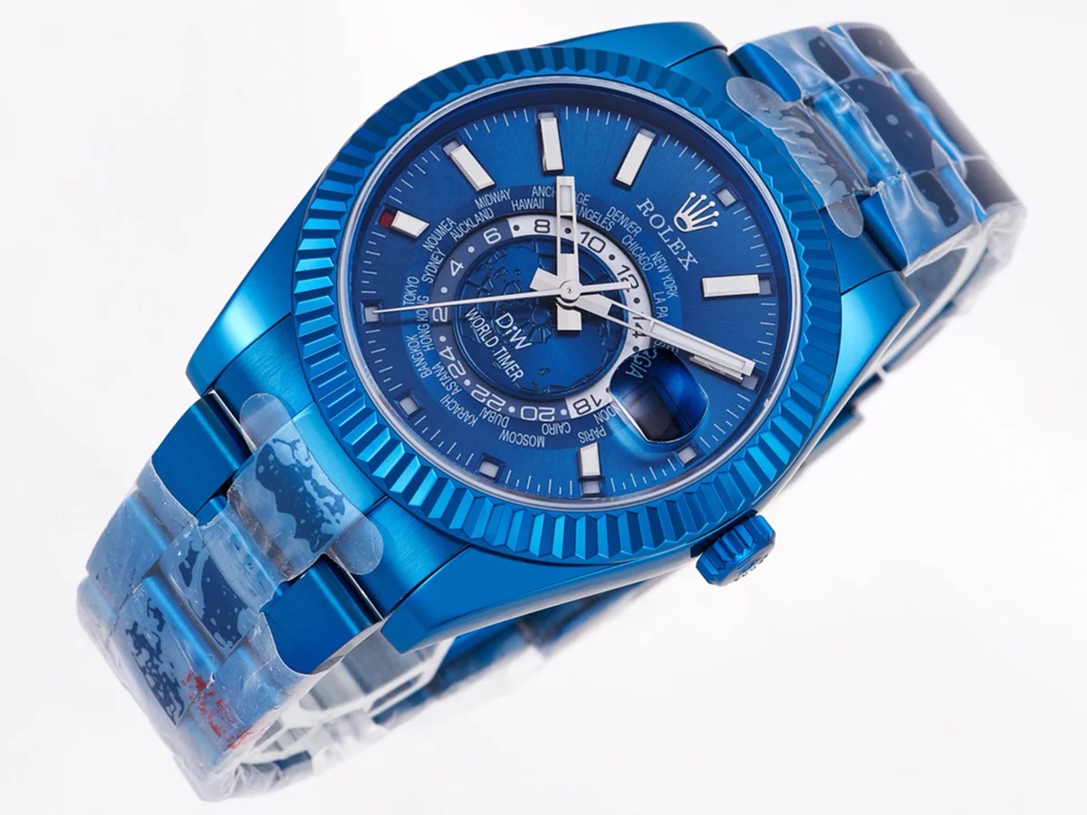 DIW Sky Dweller Blue DLC Worldtimer
