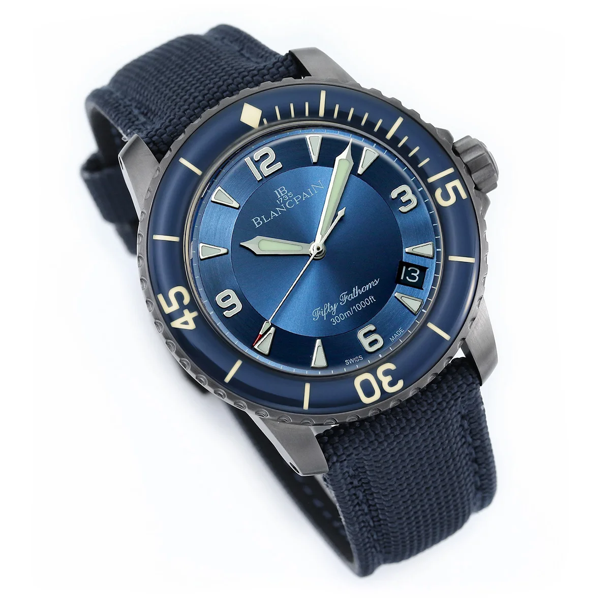 Fifty Fathoms Automatique Blue Dial Ref. 5015D 1140 52B