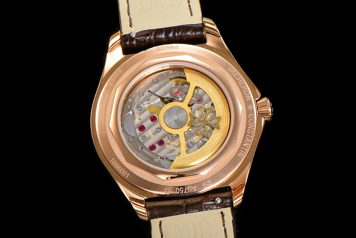 Fiftysix Silver Dial with Diamond Bezel in Pink Gold Ref: 4600E