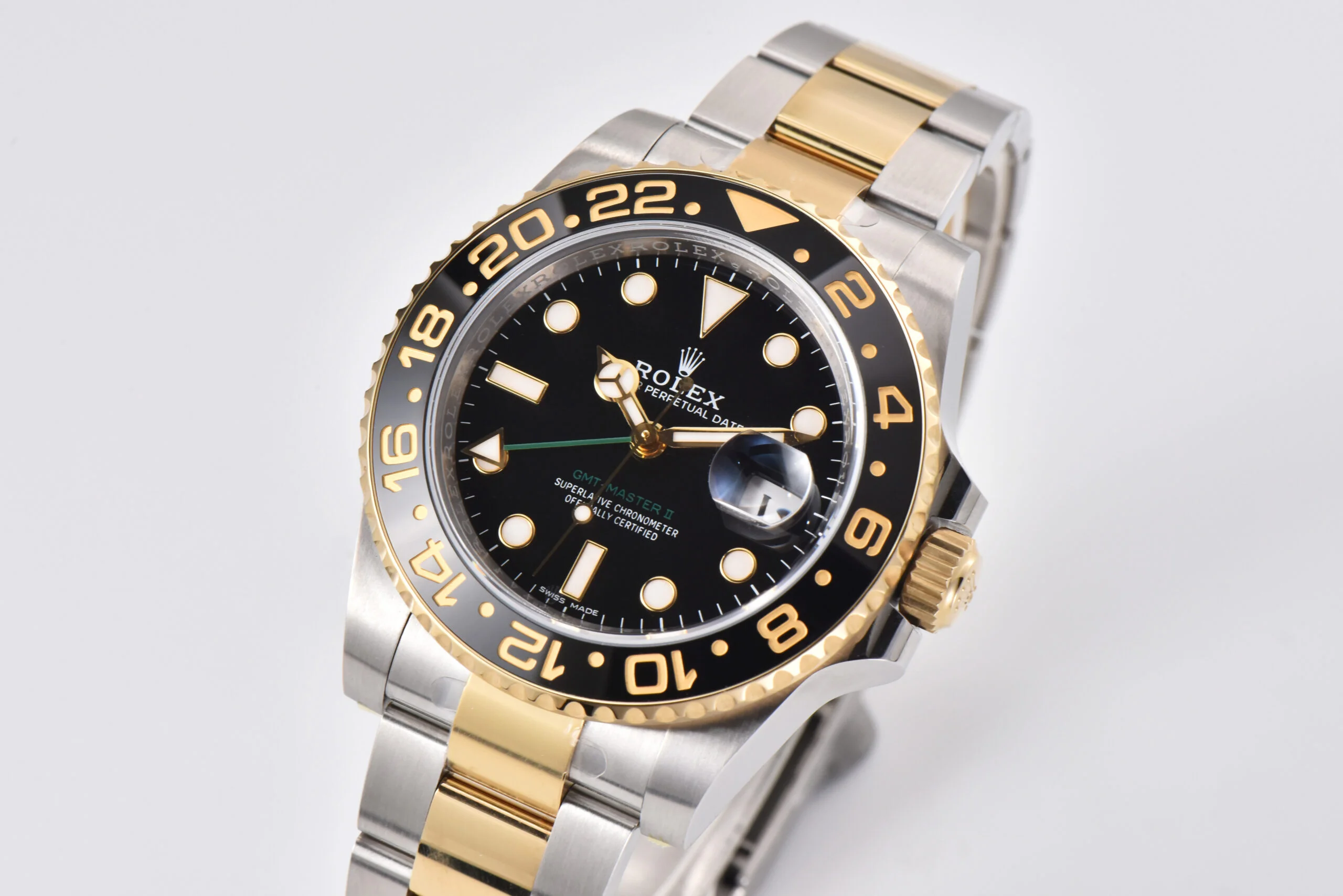 GMT Master II 116713LN in Yellow Gold and Steel