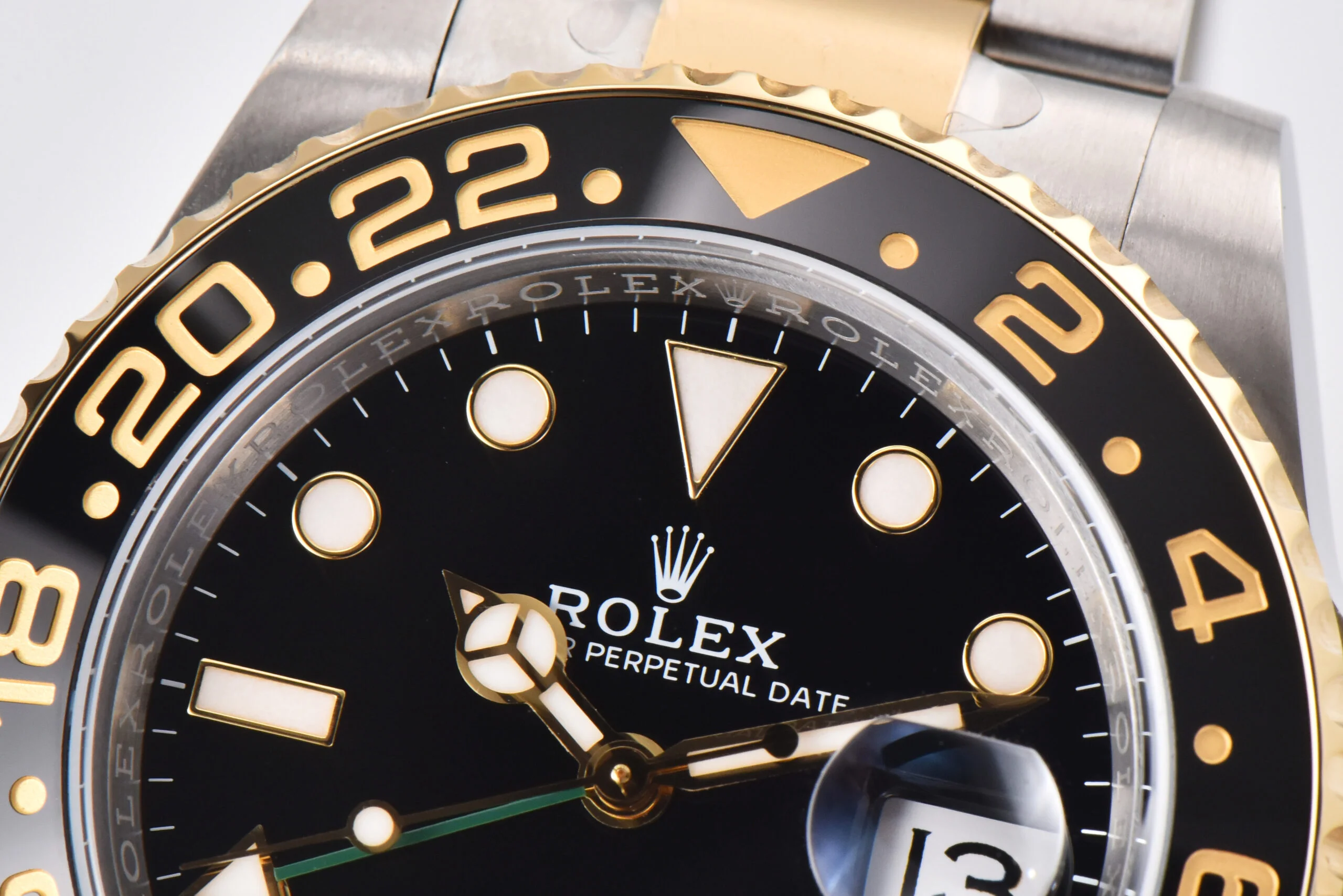 GMT Master II 116713LN in Yellow Gold and Steel