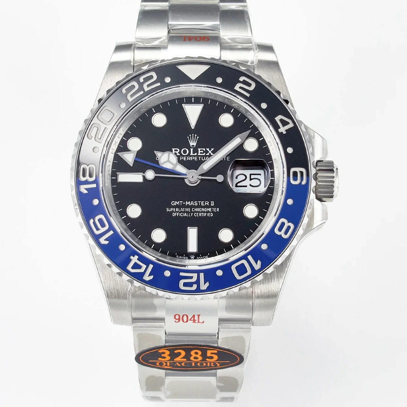 GMT-Master II 126710 BLNR Blue/Black Ceramic QF 1:1 Best Edition on Oyster Bracelet VR3285 CHS