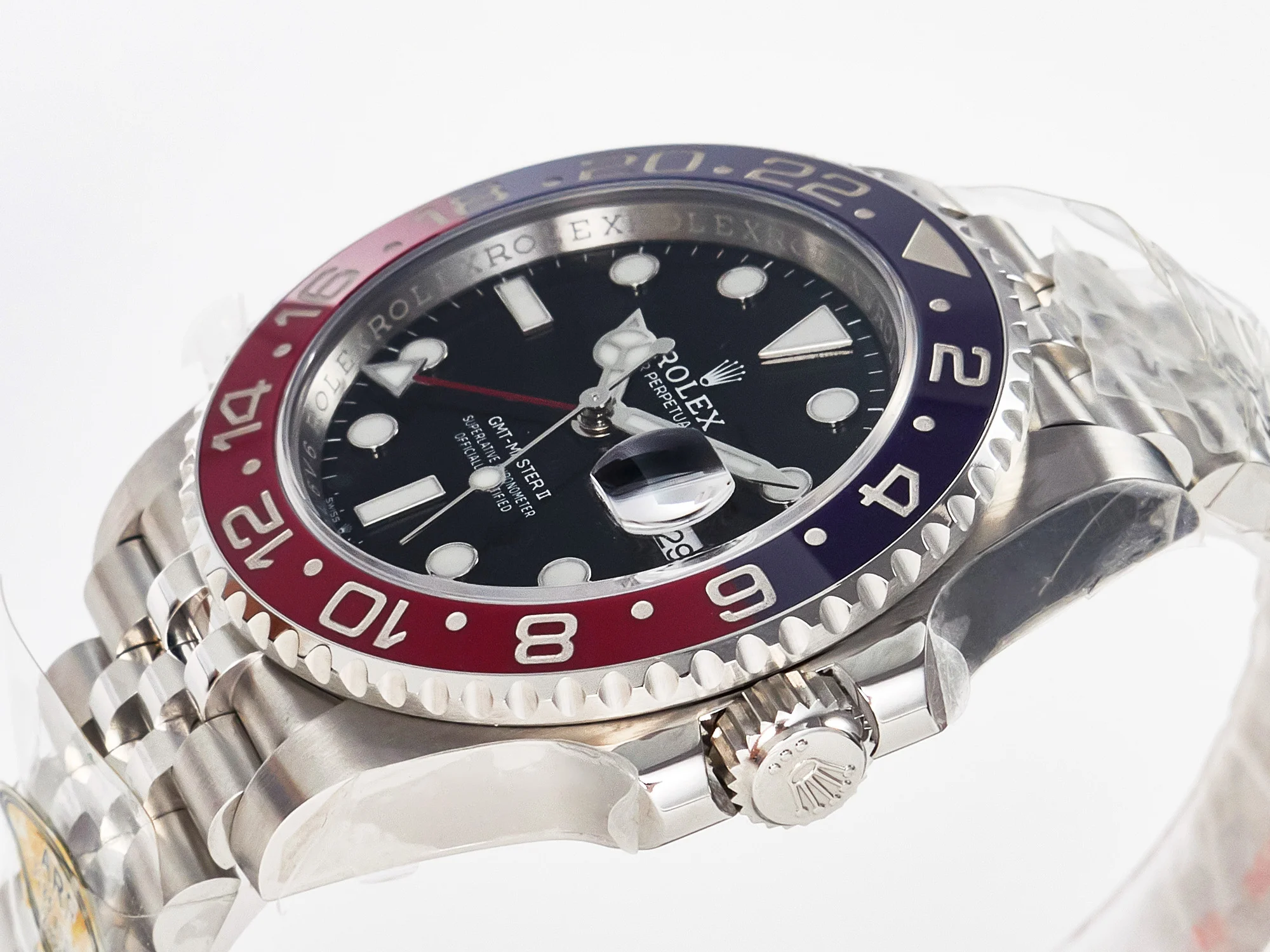GMT-Master II 126710 BLRO Blue/Red Ceramic 904L ARF 1:1 Best Edition on Jubilee Bracelet SH3285 V3