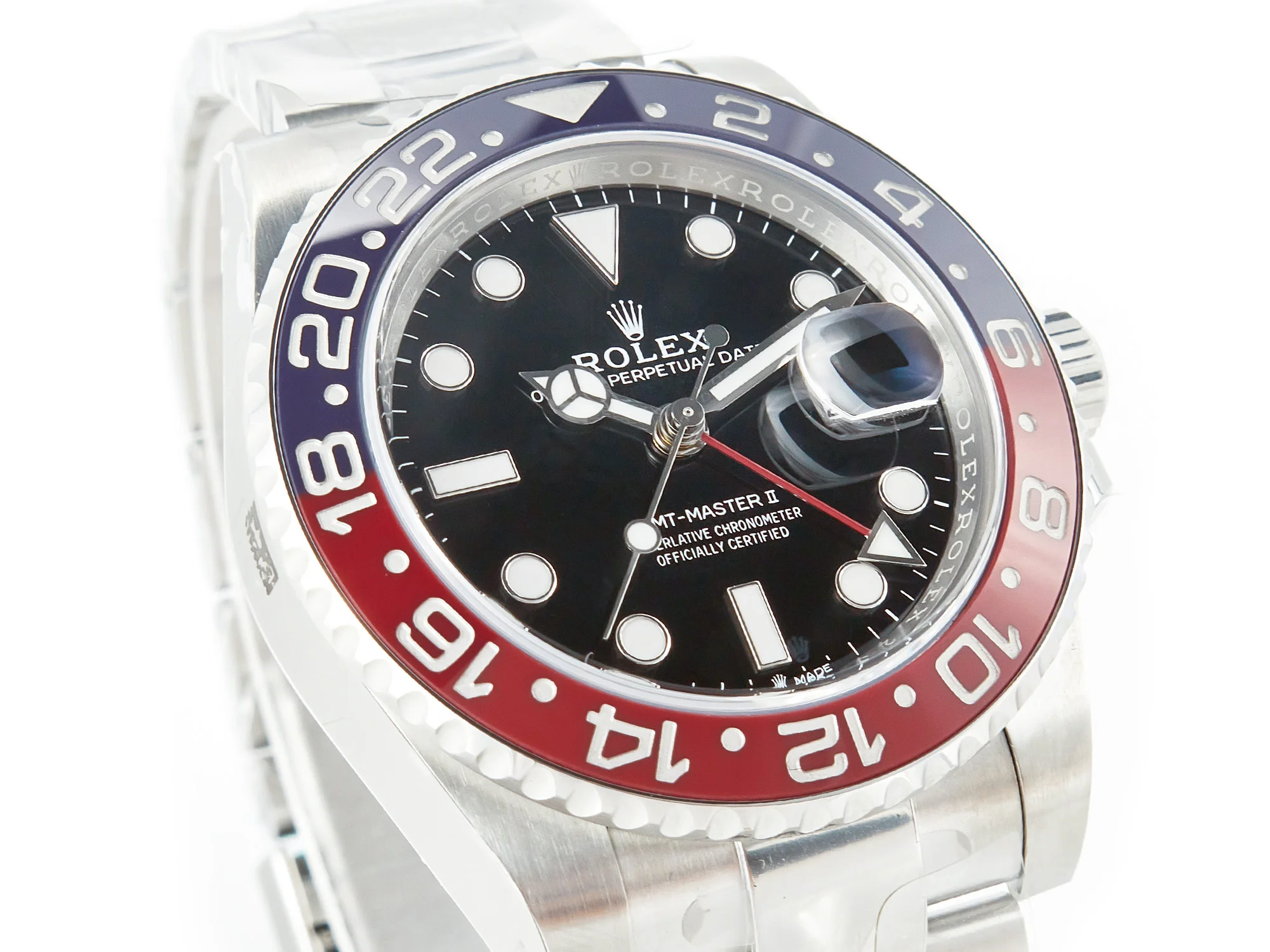 GMT-Master II 126710 BLRO Blue/Red Ceramic Clean Factory Best Edition on Oyster Bracelet DD3285 CHS V2