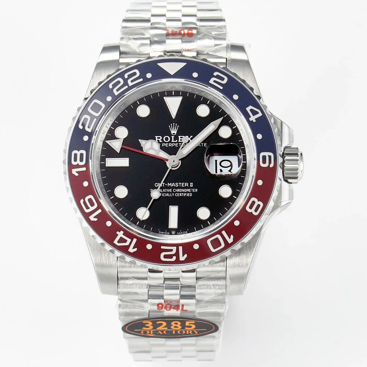 GMT-Master II 126710 BLRO Blue/Red Ceramic QF 1:1 Best Edition on Jubilee Bracelet VR3285 CHS