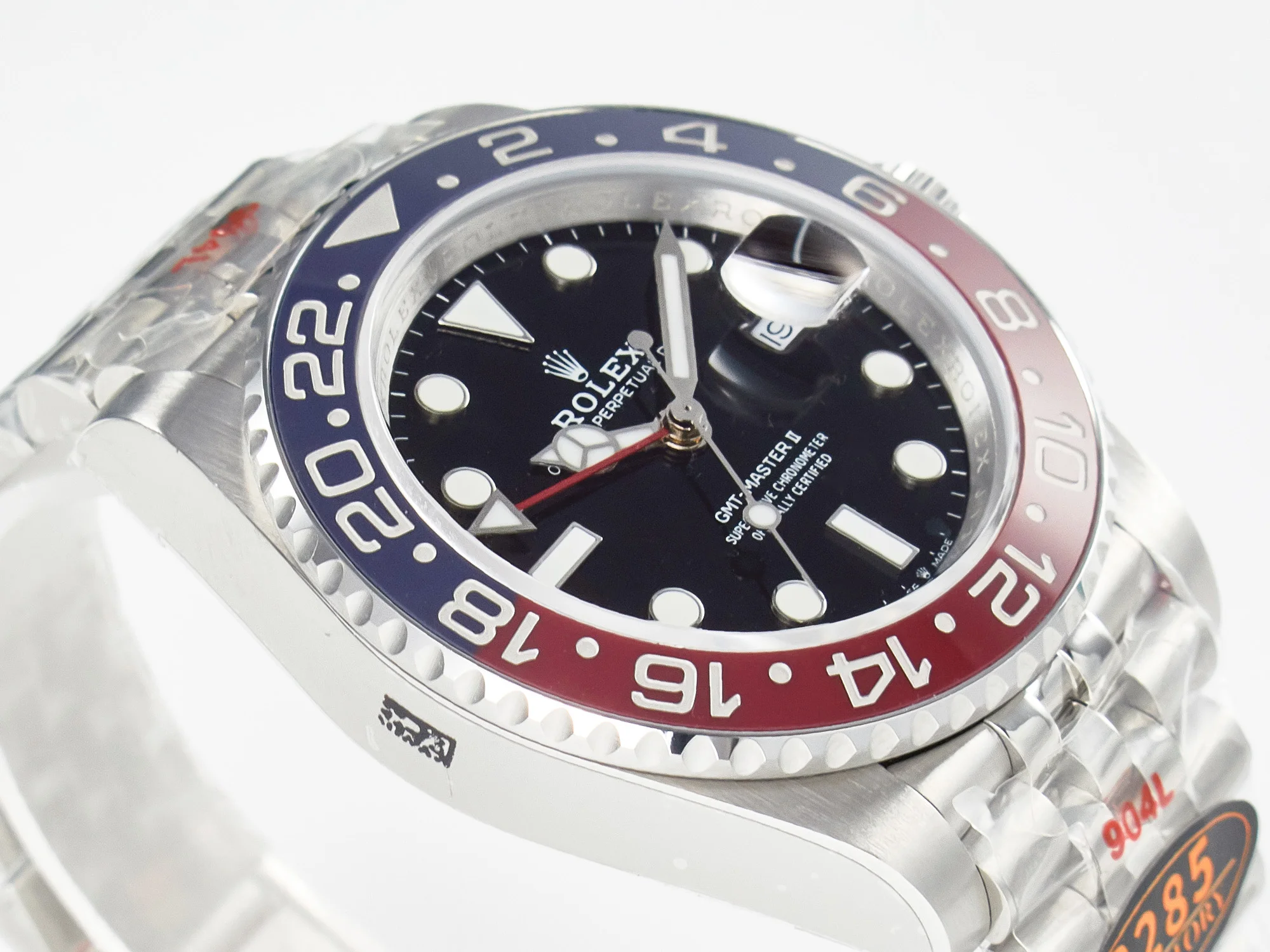 GMT-Master II 126710 BLRO Blue/Red Ceramic QF 1:1 Best Edition on Jubilee Bracelet VR3285 CHS