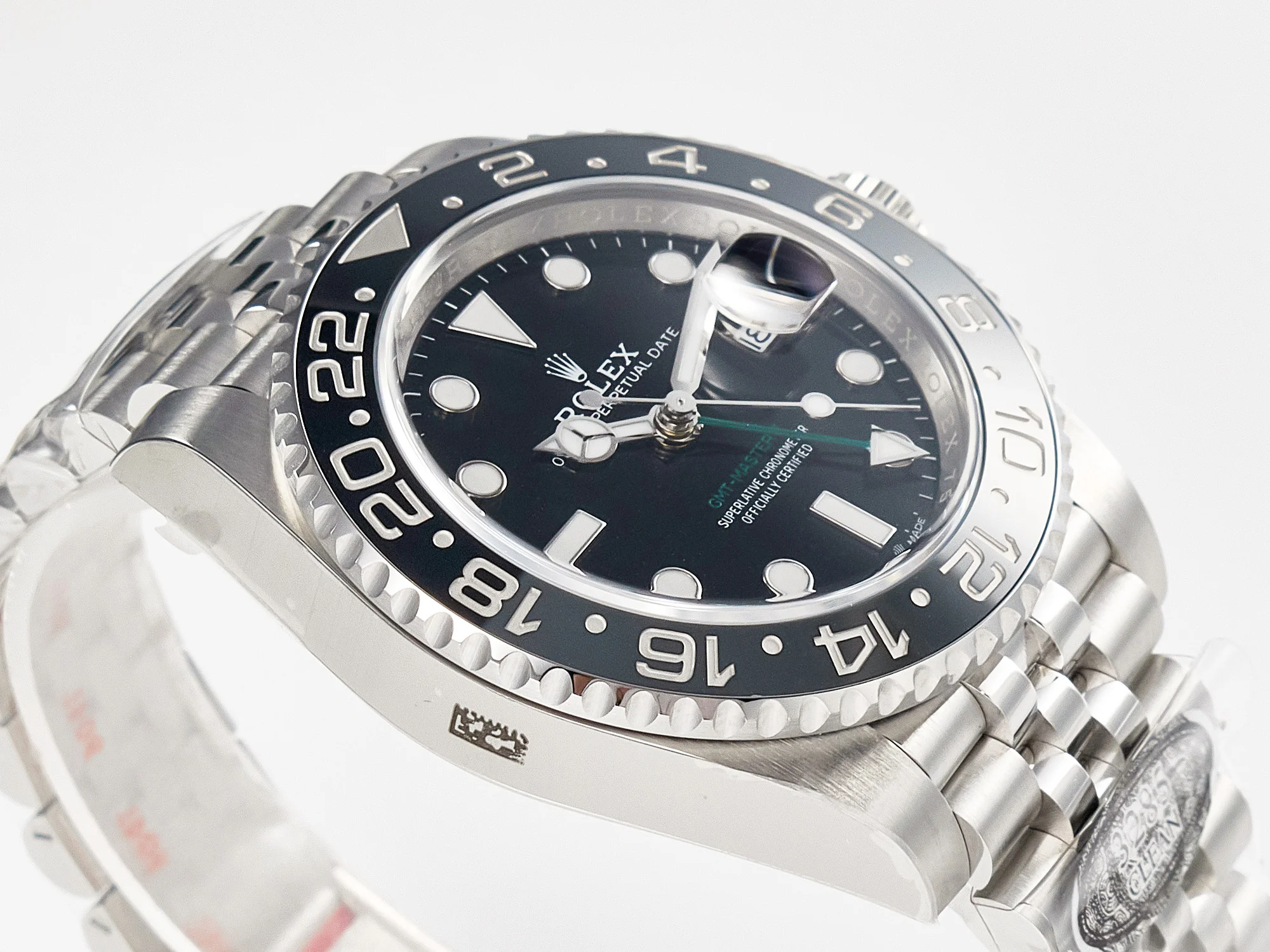 GMT-Master II 126710 GRNR Black/Gray Ceramic 904L Steel Clean 1:1 Best Edition on Jubilee Strap DD3285