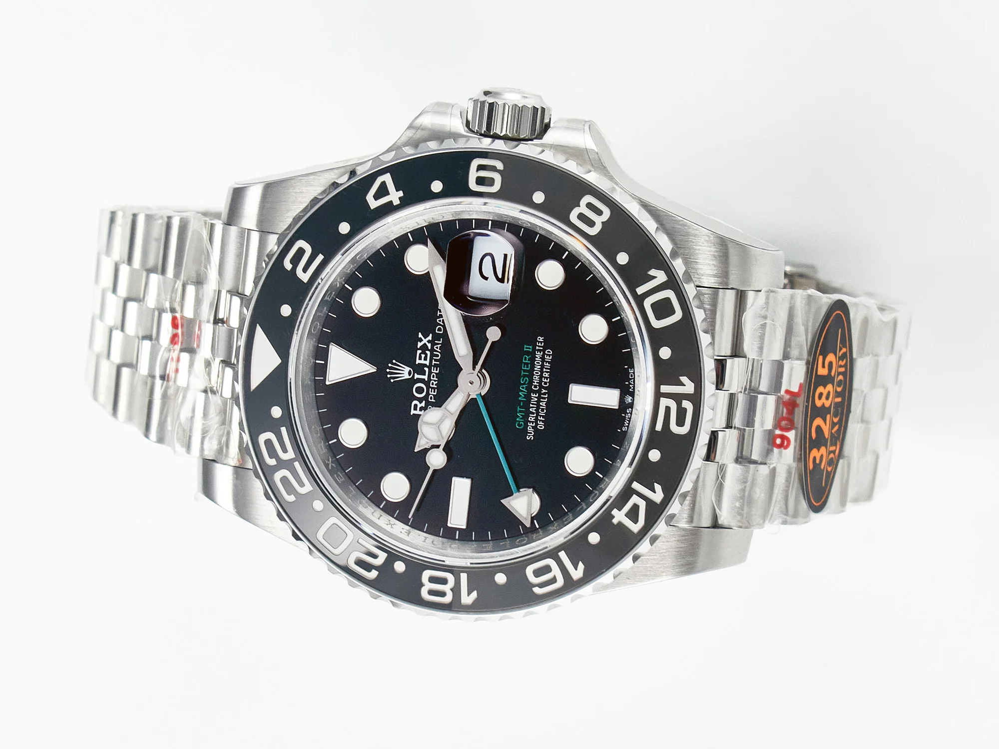 GMT-Master II 126710 GRNR Black/Grey Ceramic QF 1:1 Best Edition on Jubilee Bracelet VR3285 CHS