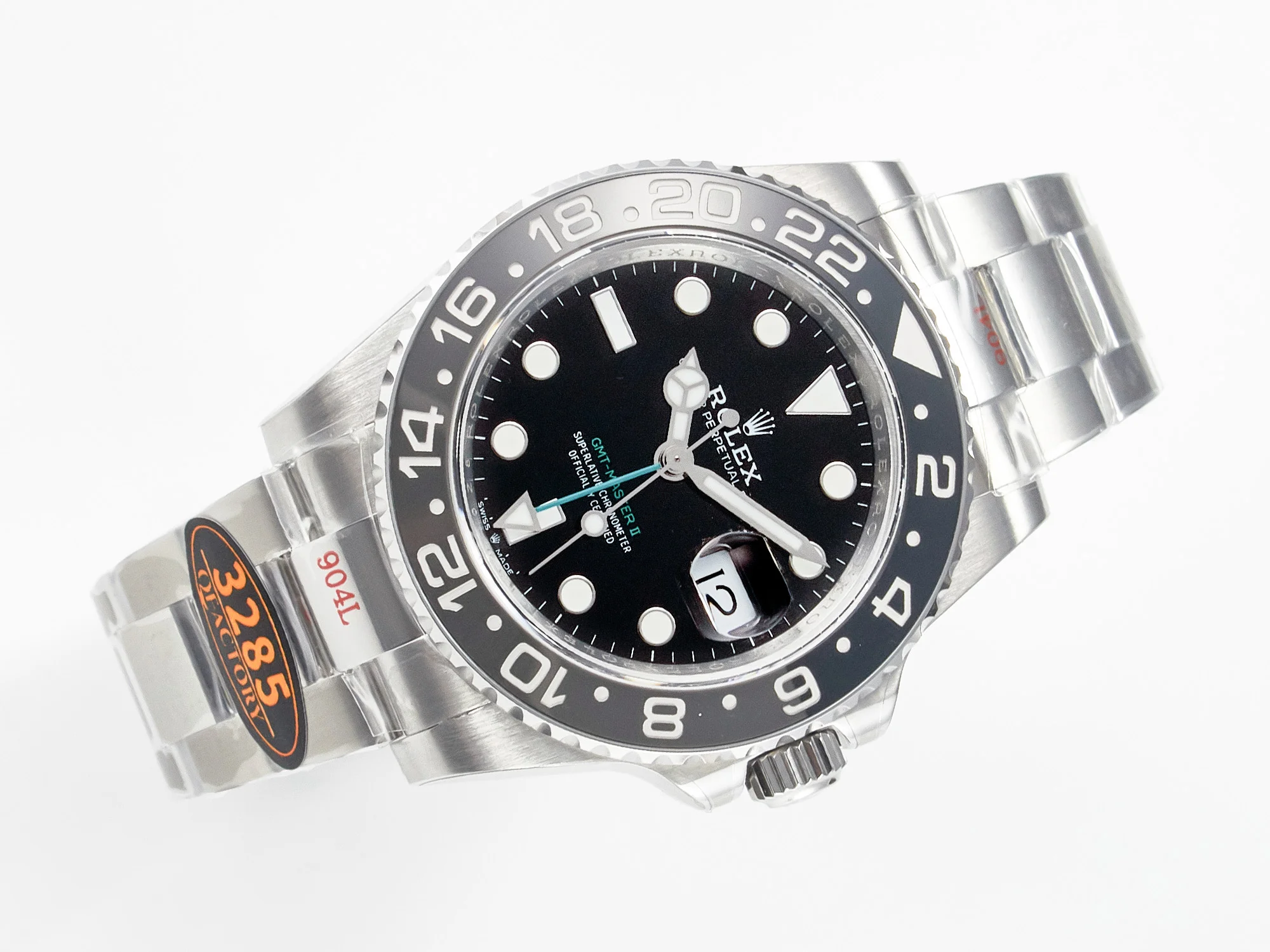 GMT-Master II 126710 GRNR Black/Grey Ceramic QF 1:1 Best Edition on Oyster Bracelet VR3285 CHS