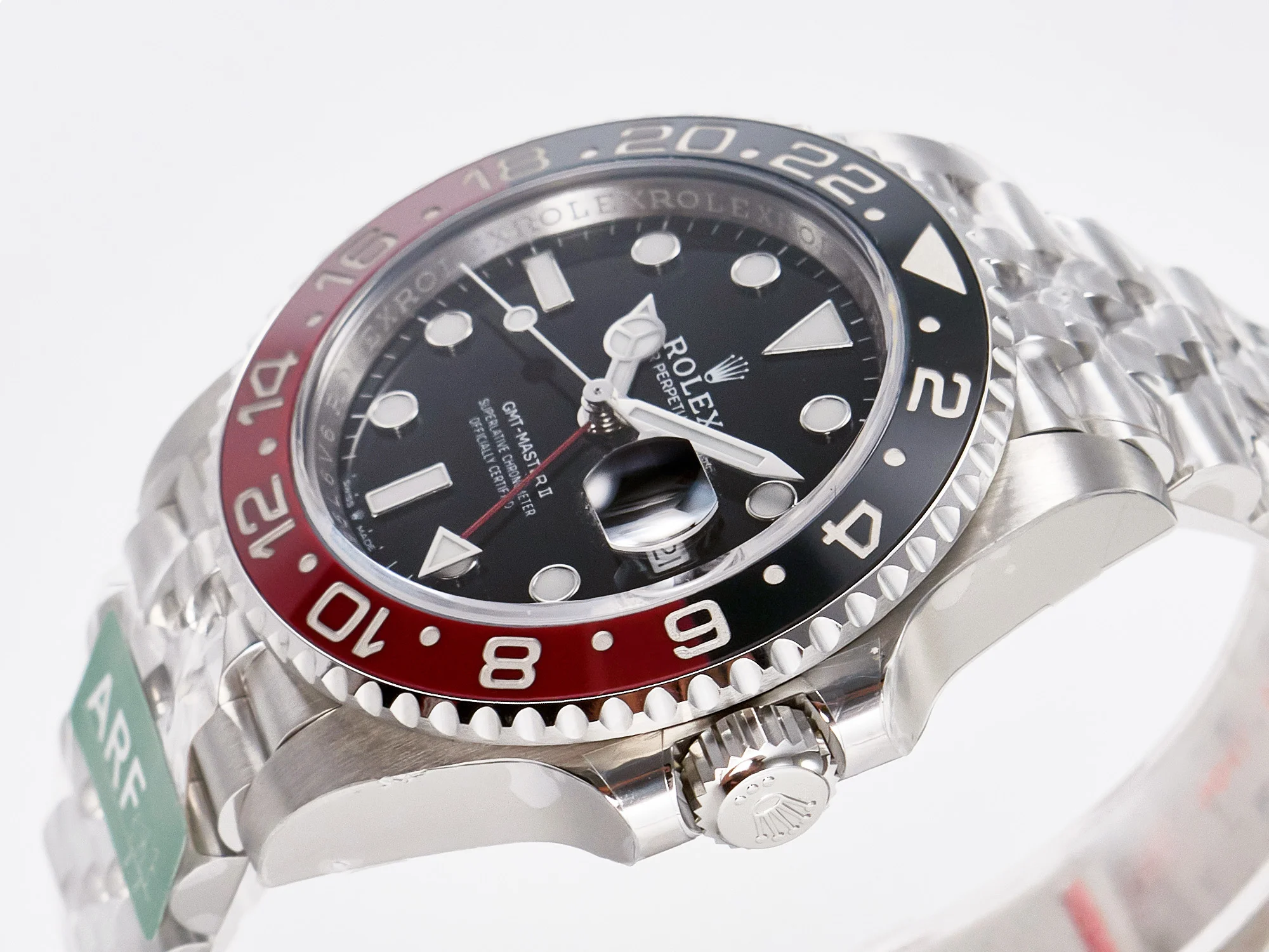 GMT-Master II 126710 LNRO Black/Red Ceramic 904L ARF 1:1 Best Edition on Jubilee Bracelet SH3285 CHS V3