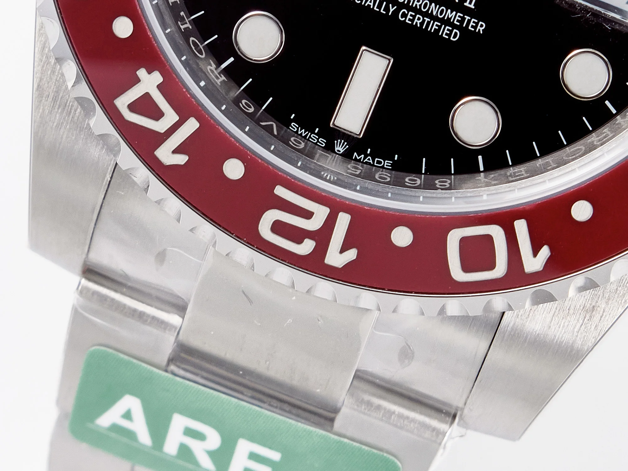 GMT-Master II 126710 LNRO Black/Red Ceramic 904L ARF 1:1 Best Edition on Oyster Bracelet SH3285 CHS V3