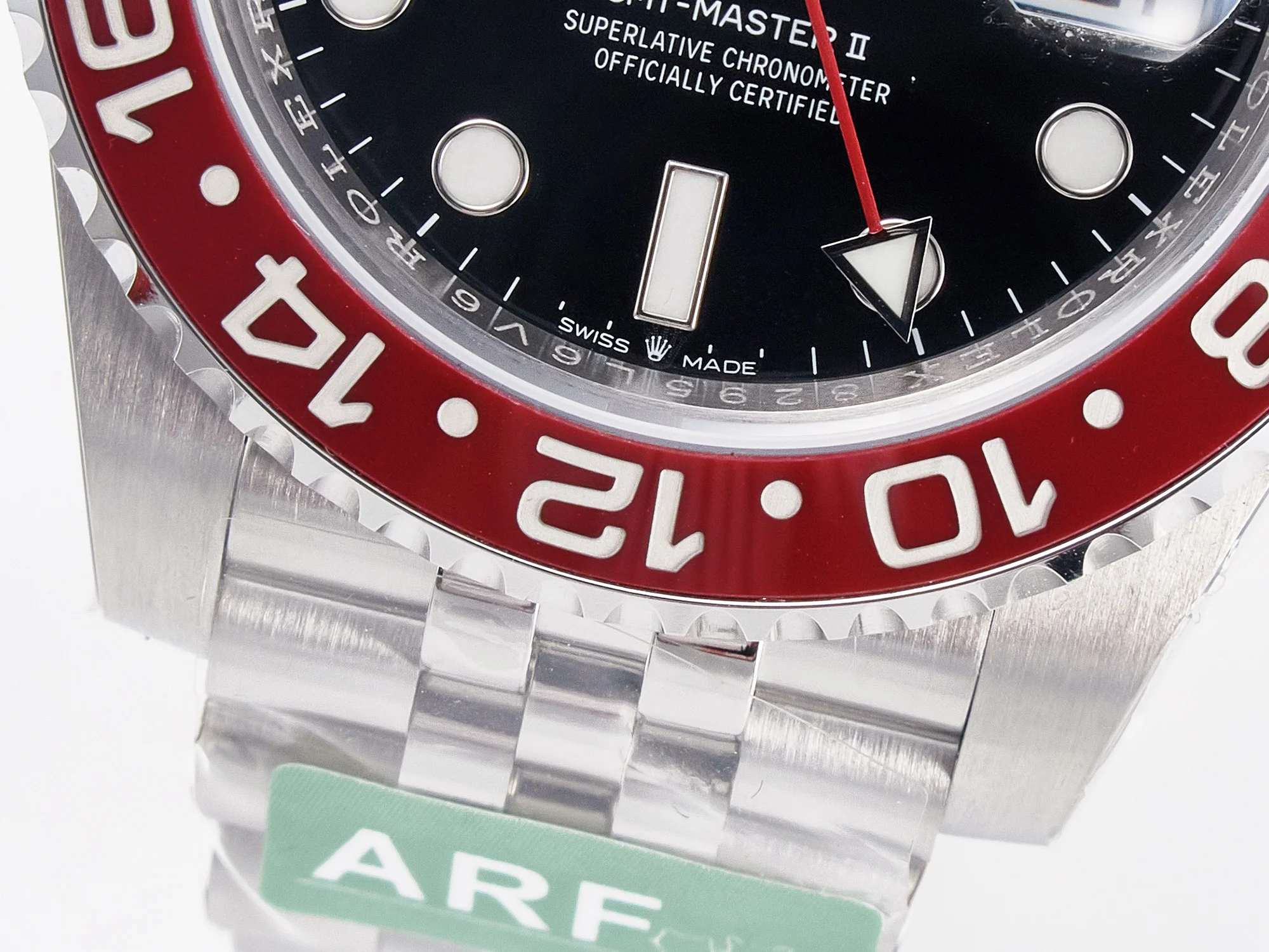 GMT-Master II 126710 LNRO Black/Red Ceramic 904L ARF 1:1 Best Edition on Jubilee Bracelet SH3285 CHS V3