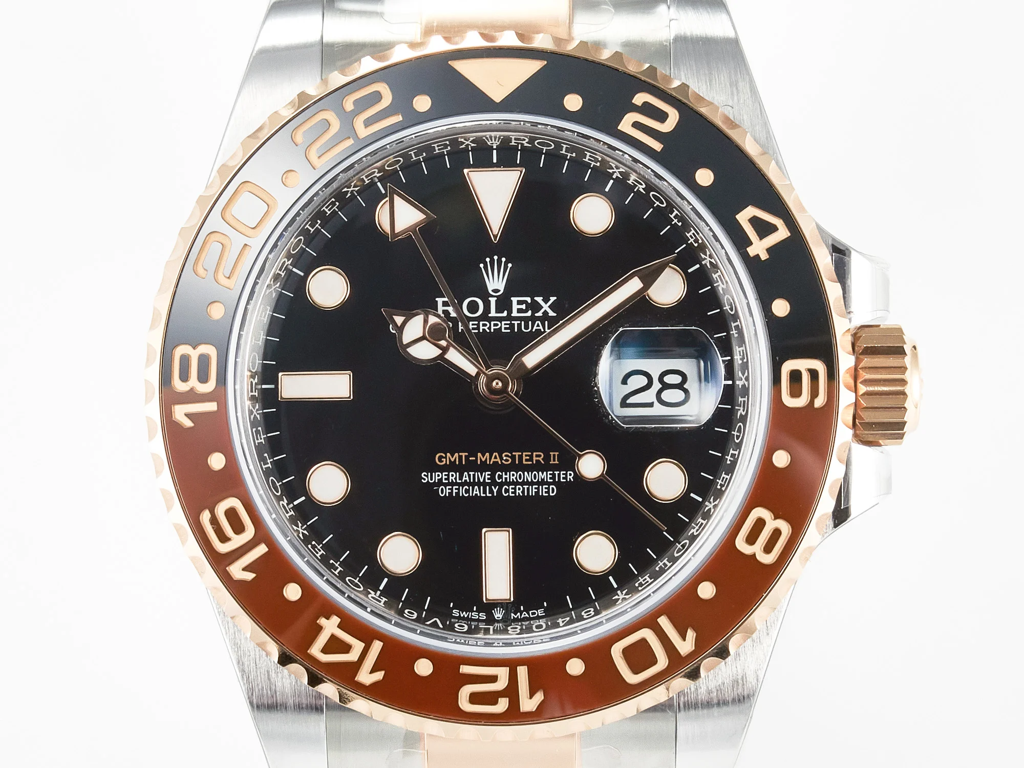 GMT-Master II 126711 CHNR ARF 1:1 Best Edition on Black Dial SS/RG Bracelet Super Clone VR3285 CHS (Gain Weight)