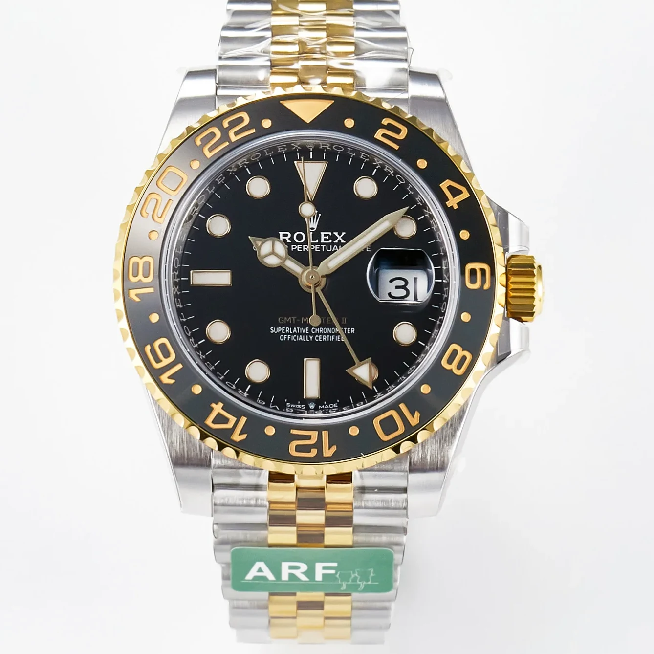 GMT-Master II 126713 GRNR ARF 1:1 Best Edition on Black Dial SS/YG Bracelet Super Clone VR3285 CHS (Gain Weight)