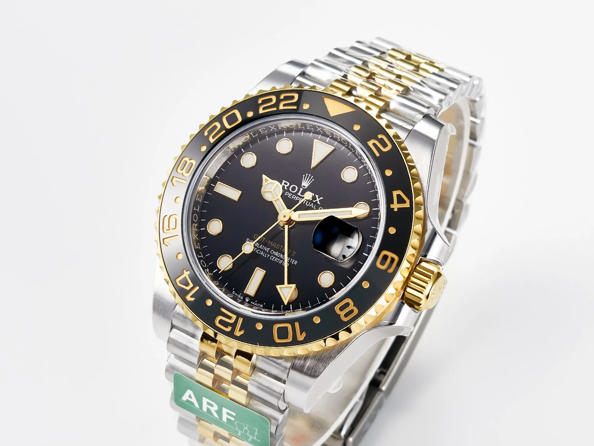 GMT-Master II 126713 GRNR ARF 1:1 Best Edition on Black Dial SS/YG Bracelet Super Clone VR3285 CHS (Gain Weight)