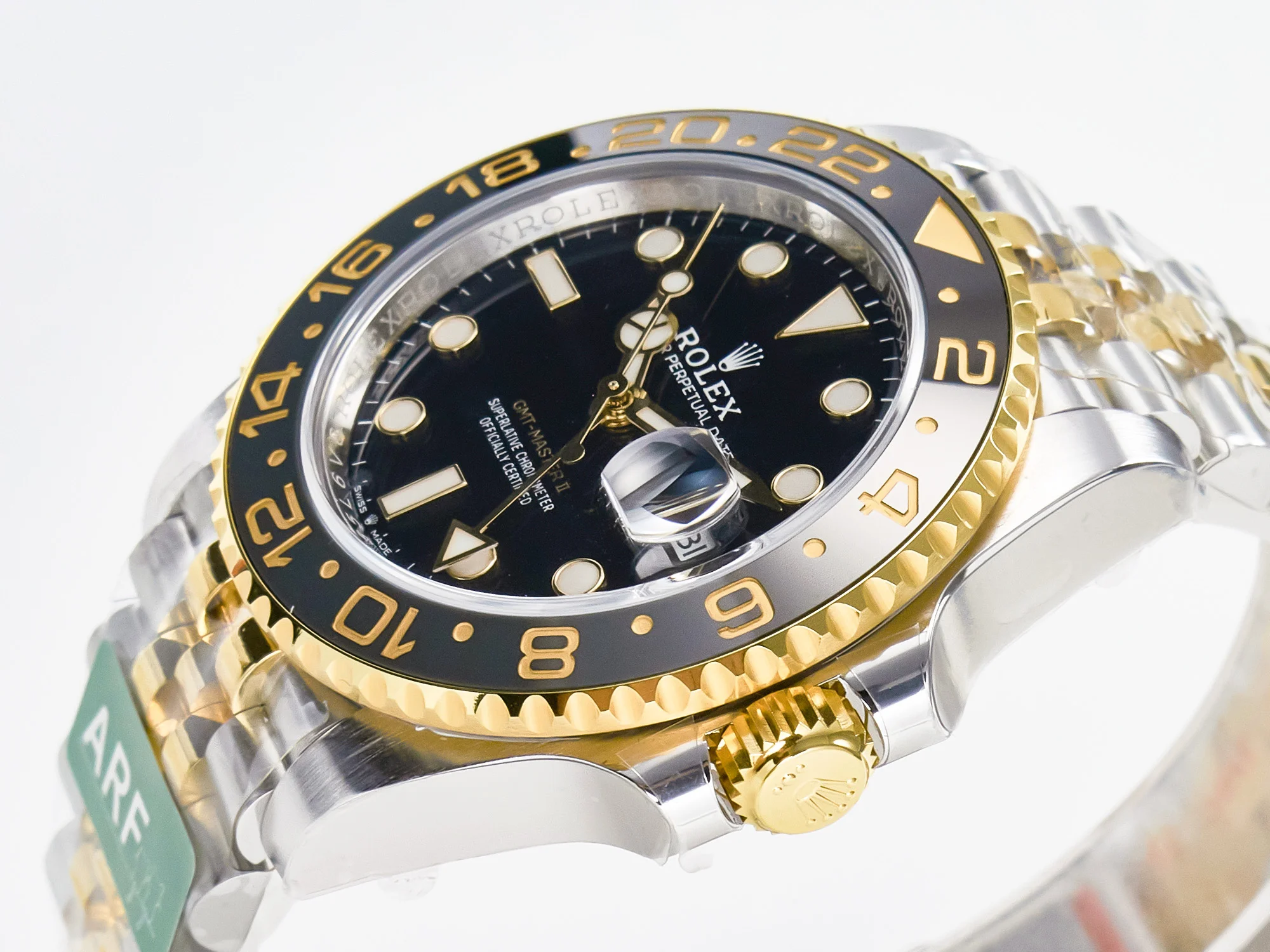 GMT-Master II 126713 GRNR ARF 1:1 Best Edition on Black Dial SS/YG Bracelet Super Clone VR3285 CHS (Gain Weight)