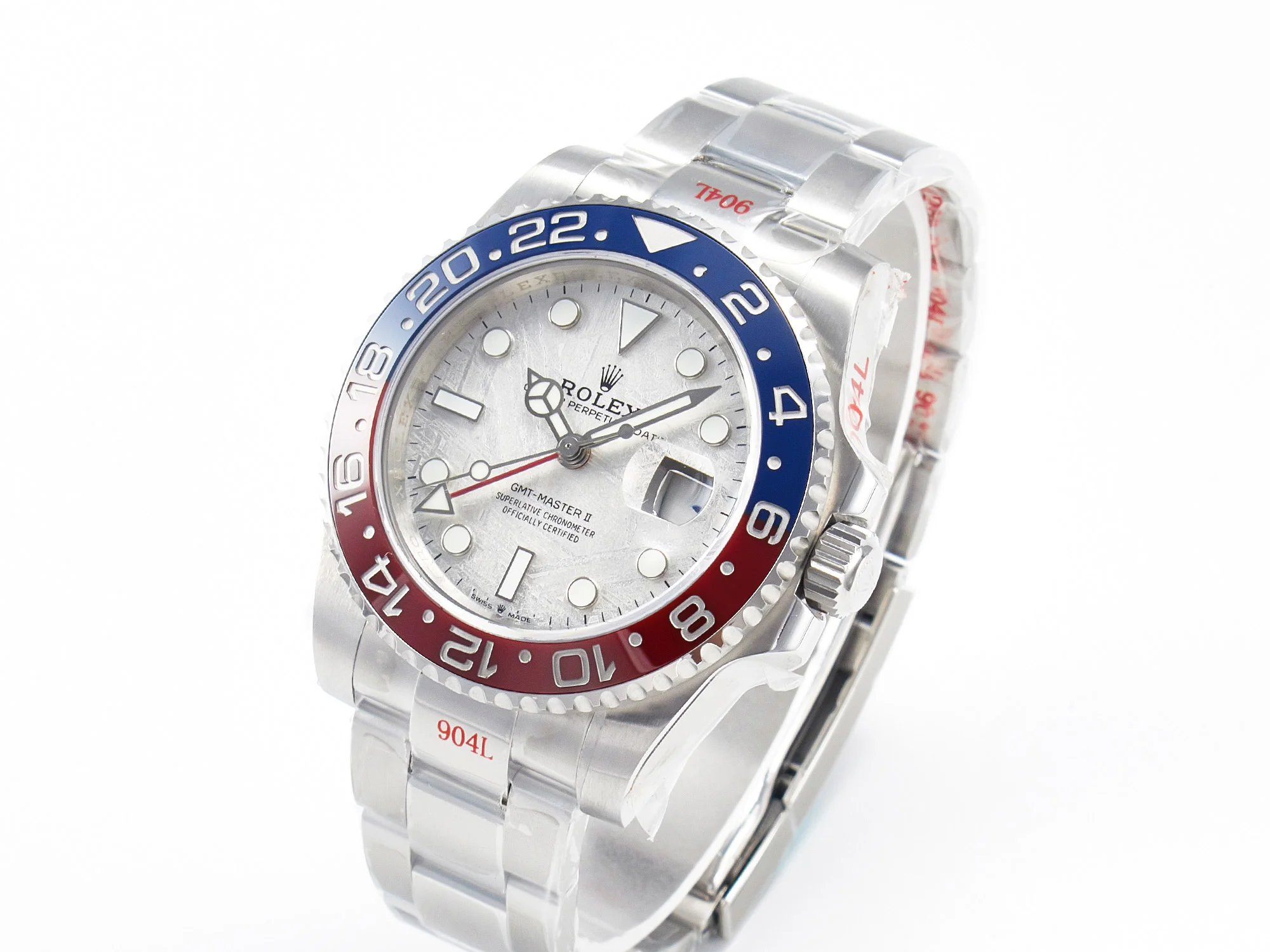 GMT-Master II 126719 BLRO Blue/Red Ceramic GMF Best Edition Meteorite Dial on Bracelet A3285 CHS