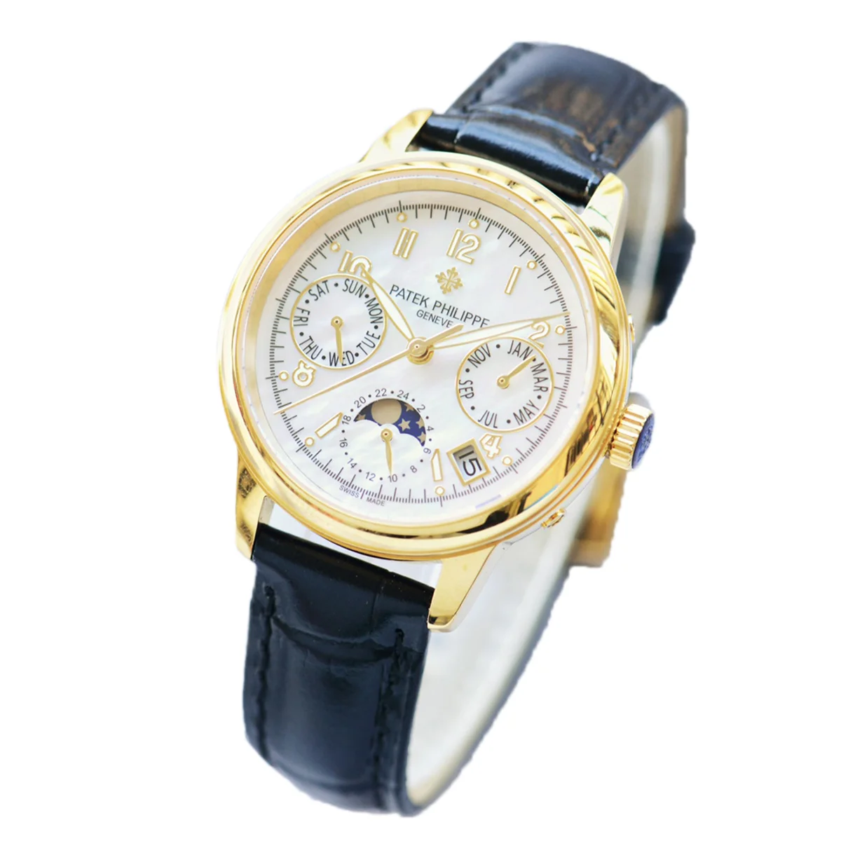 Grand Complications Ladies First Perpetual Calendar in Yellow Gold on Leather Strap