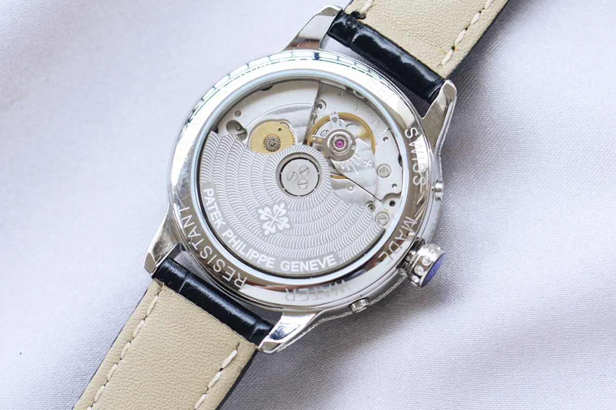 Grand Complications Ladies First Perpetual Calendar with Diamond Bezel in White Gold on Leather Strap