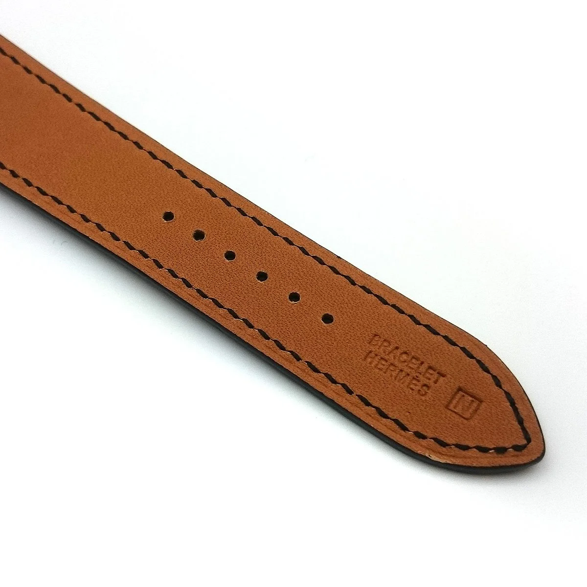 Heure H Rose Gold with Diamond Markers on Black Fjord Leather Strap