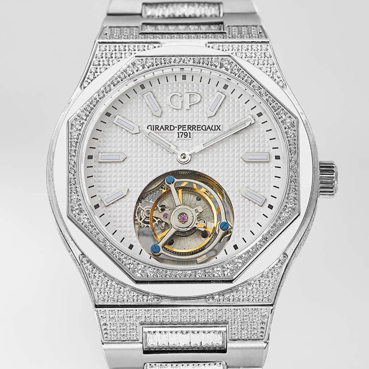 Laureato Tourbillon White Dial in Titanium