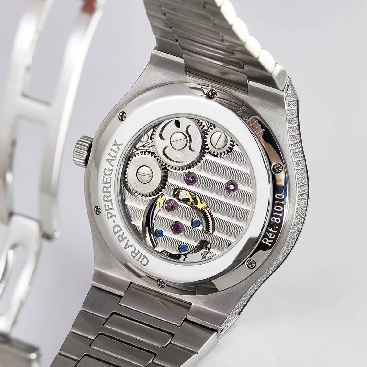 Laureato Tourbillon White Dial in Titanium