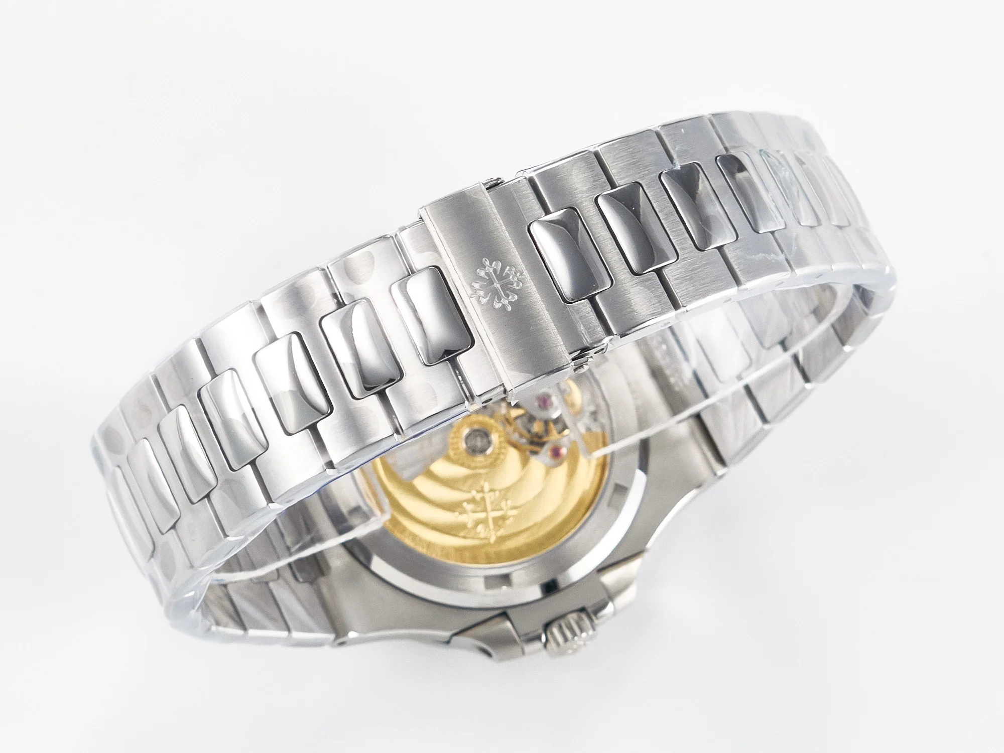 Nautilus 5711/1A-010 3KF 1:1 Best Edition Blue Textured Dial on SS Bracelet A324 Super Clone