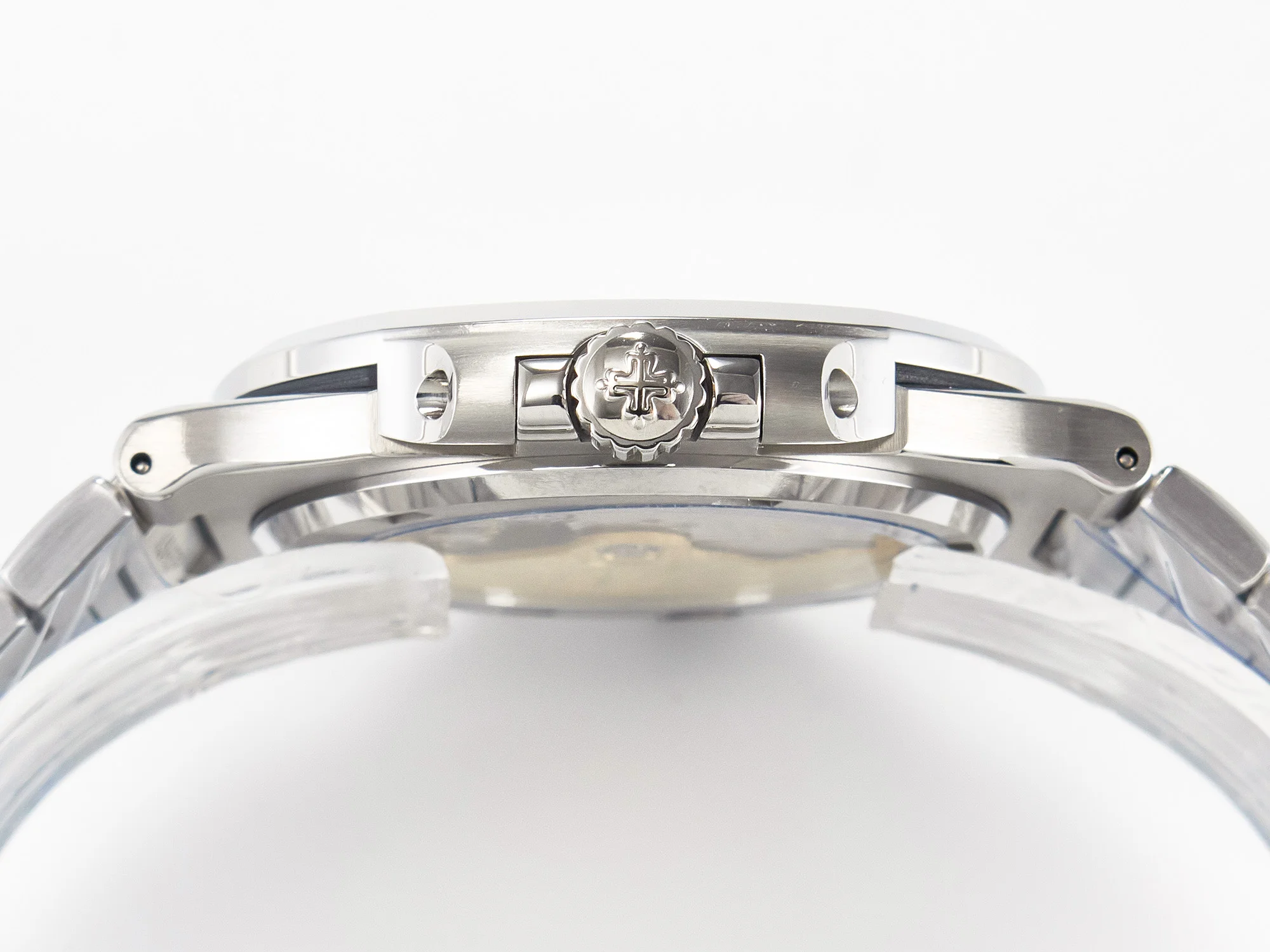 Nautilus 5711 3KF 1:1 Best Edition Square Diamonds Bezel Green Dial on SS Bracelet A324 Super Clone V2