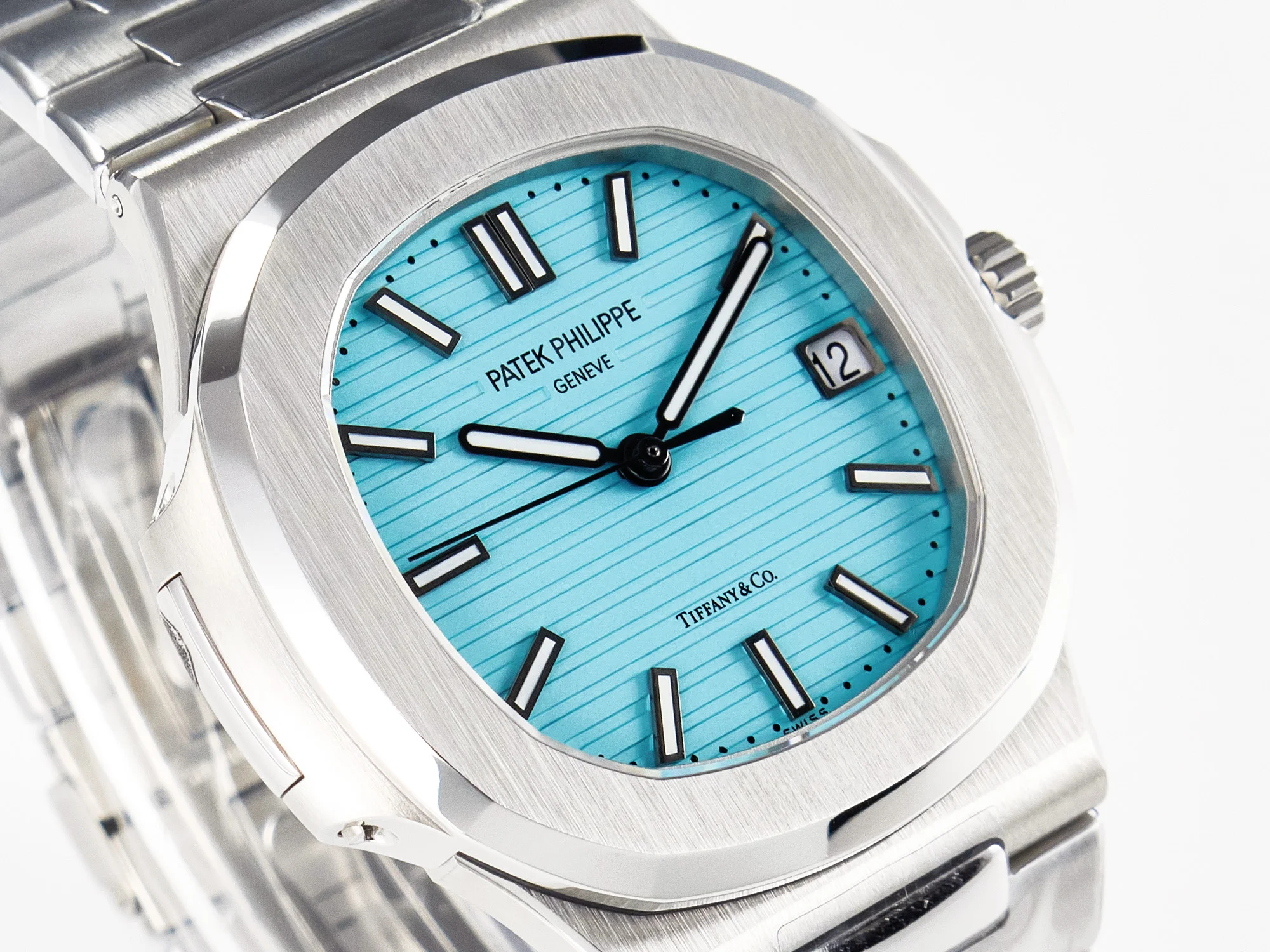 Nautilus 5711 3KF 1:1 Best Edition Tiffany Blue Dial on SS Bracelet A324 Super Clone V2