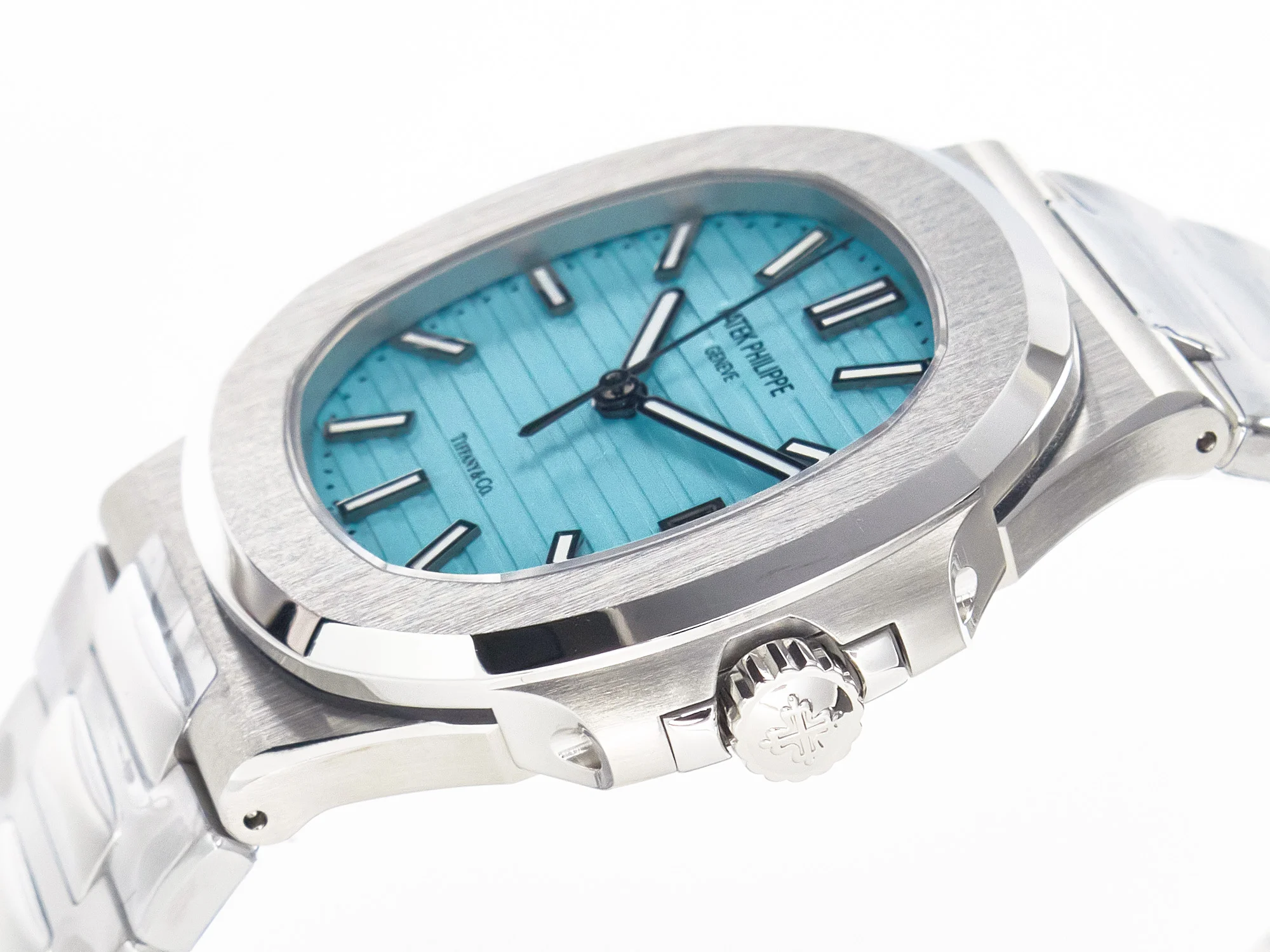 Nautilus 5711 3KF 1:1 Best Edition Tiffany Blue Dial on SS Bracelet A324 Super Clone V2