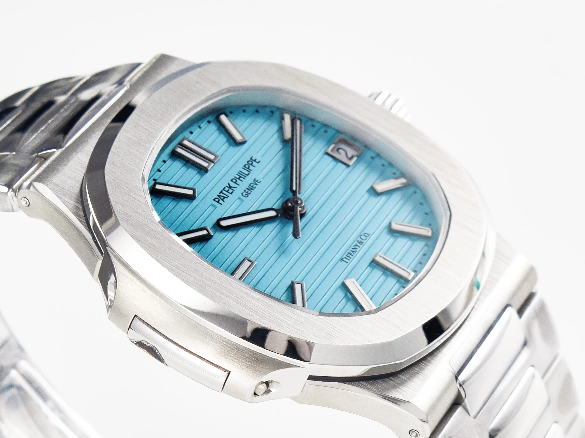 Nautilus 5711 3KF 1:1 Best Edition Tiffany Blue Dial on SS Bracelet A324 Super Clone V2