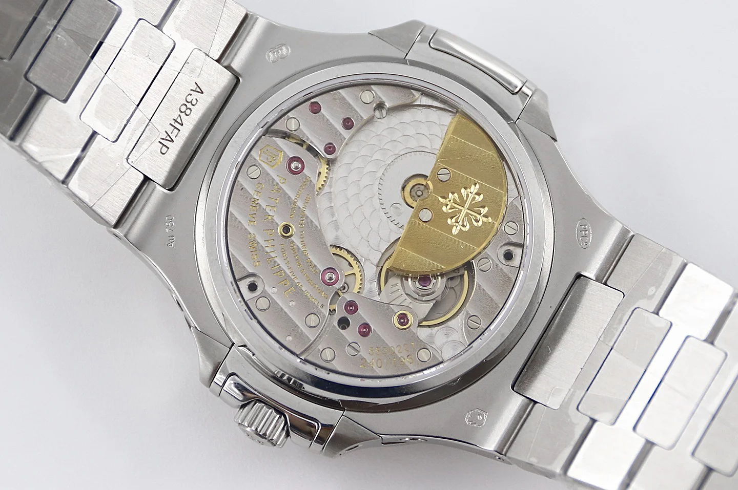 Nautilus 5740 Blue Dial with Diamond Bezel in Steel