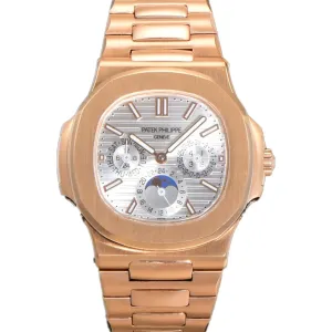Nautilus 5740 White Dial in Rose Gold