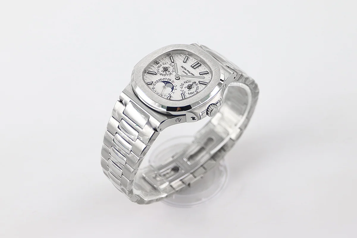 Nautilus 5740 White Dial in Steel